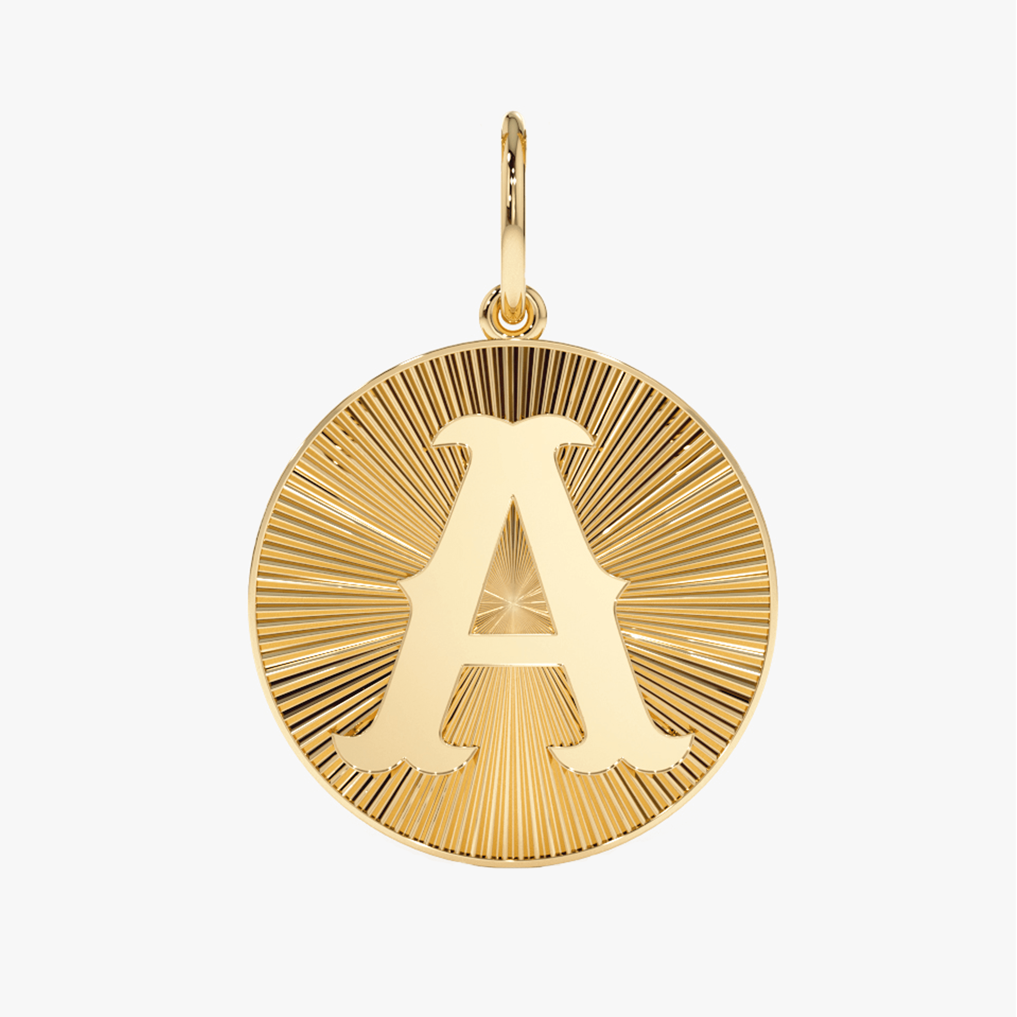 Circular Monogram Pendant
