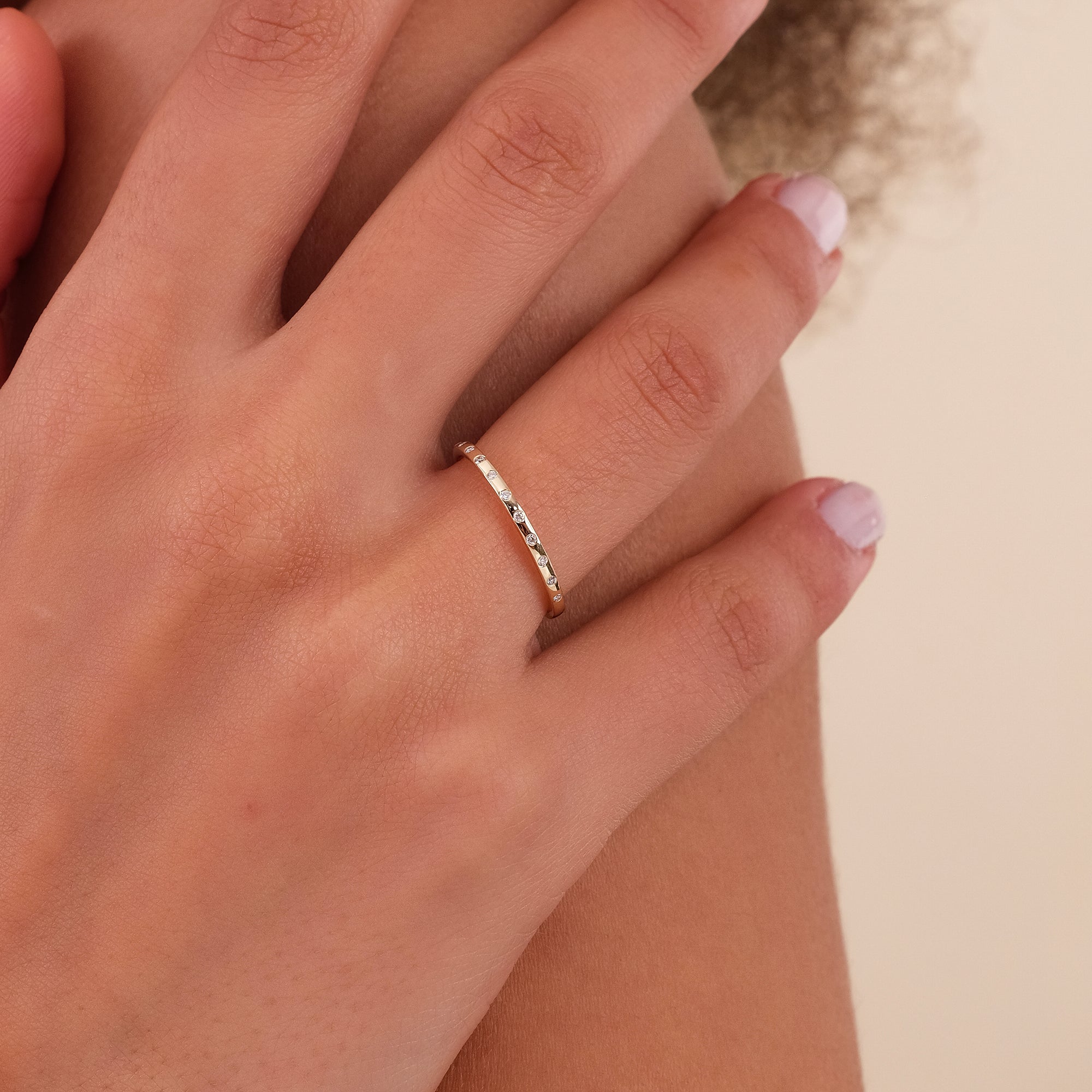 Velvet Shine Flush Ring
