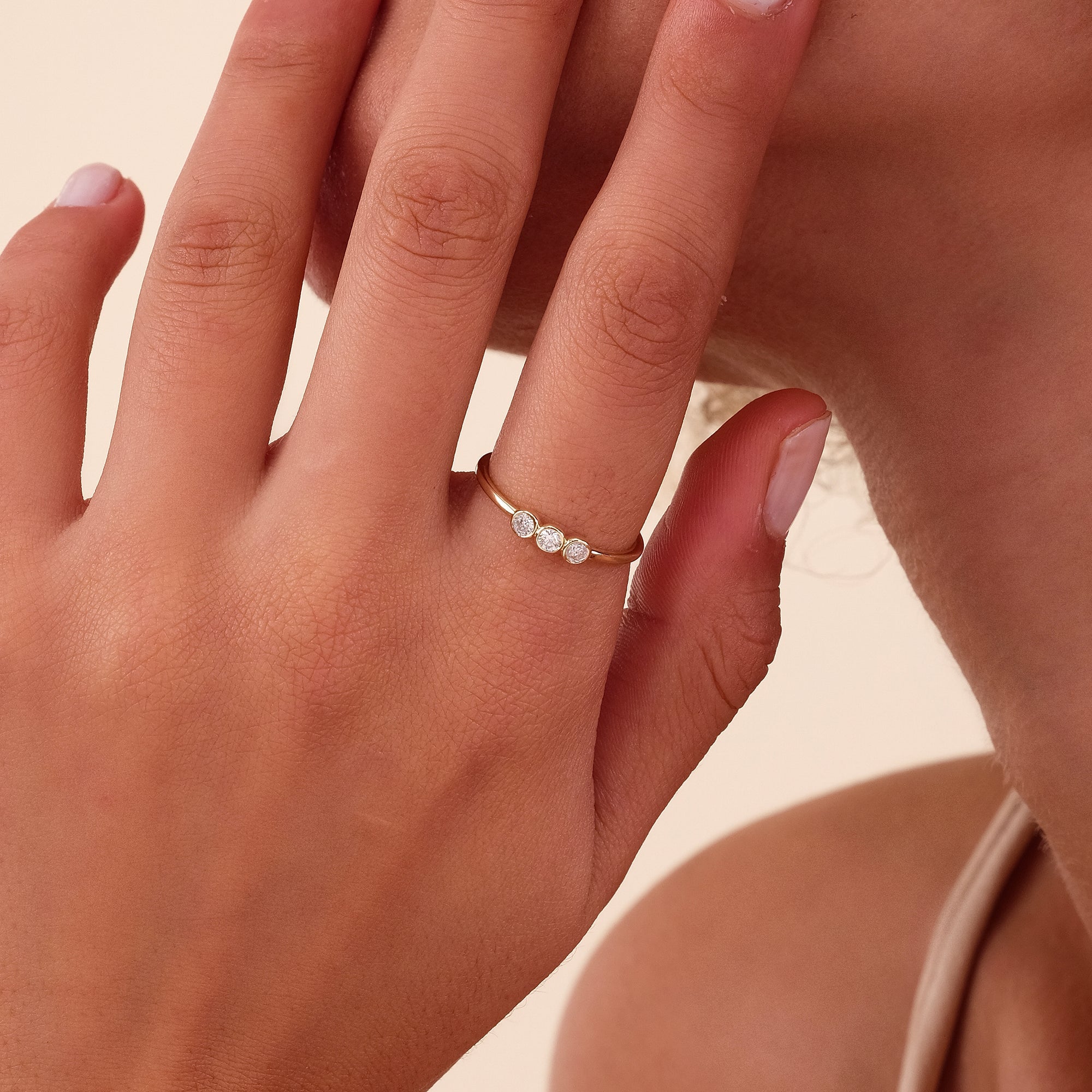 Prismé Triple Bezel Ring