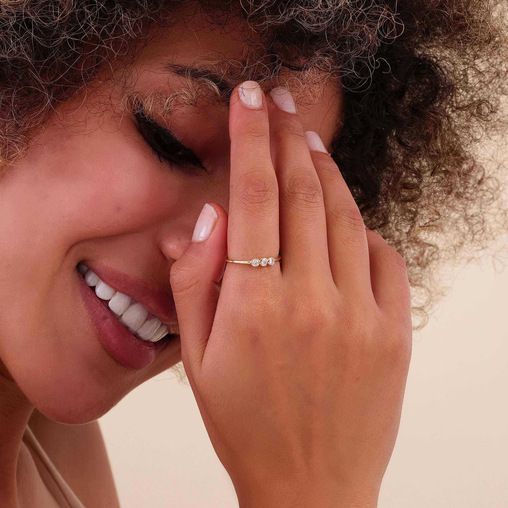 Prismé Triple Bezel Ring