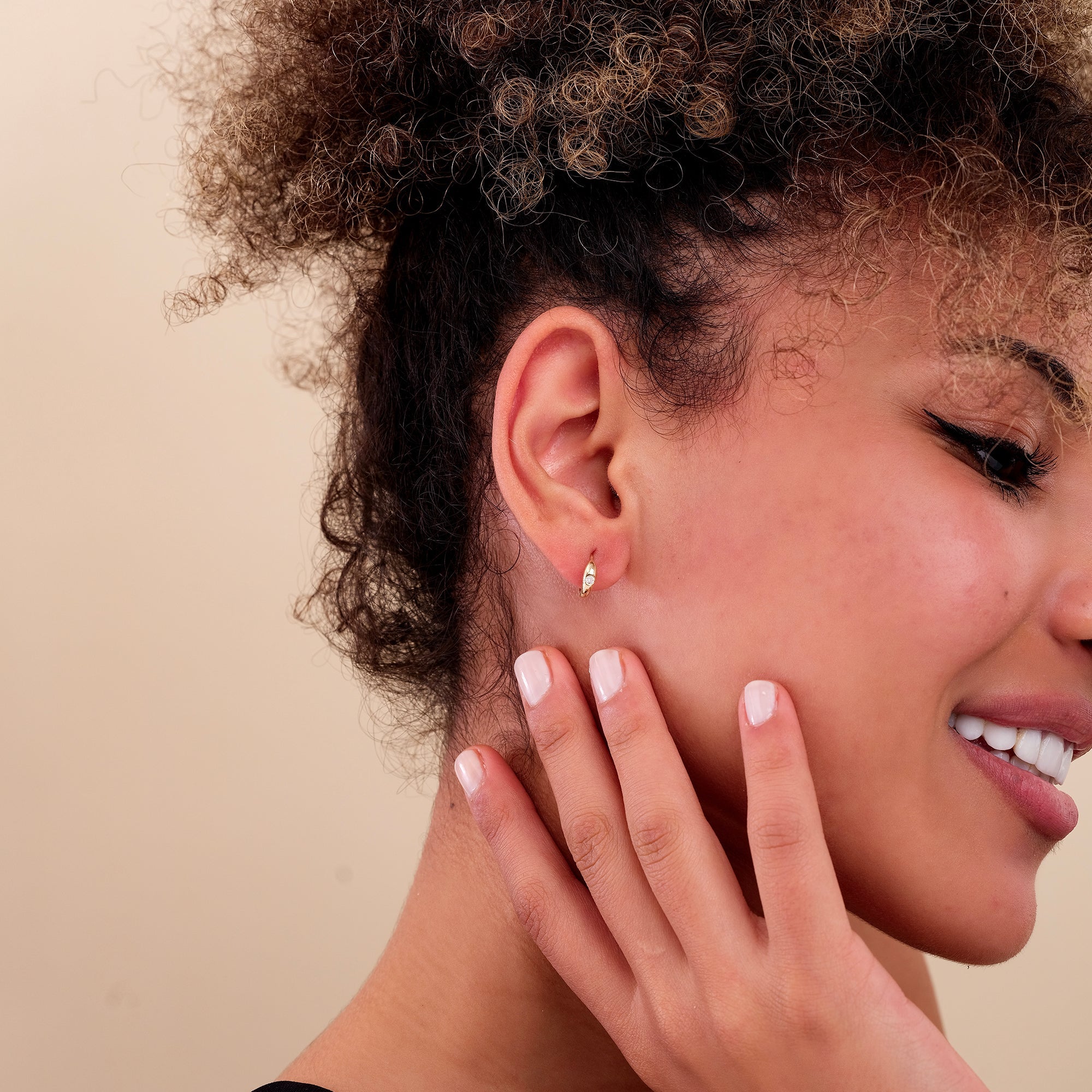 Aurielle Huggie Earrings