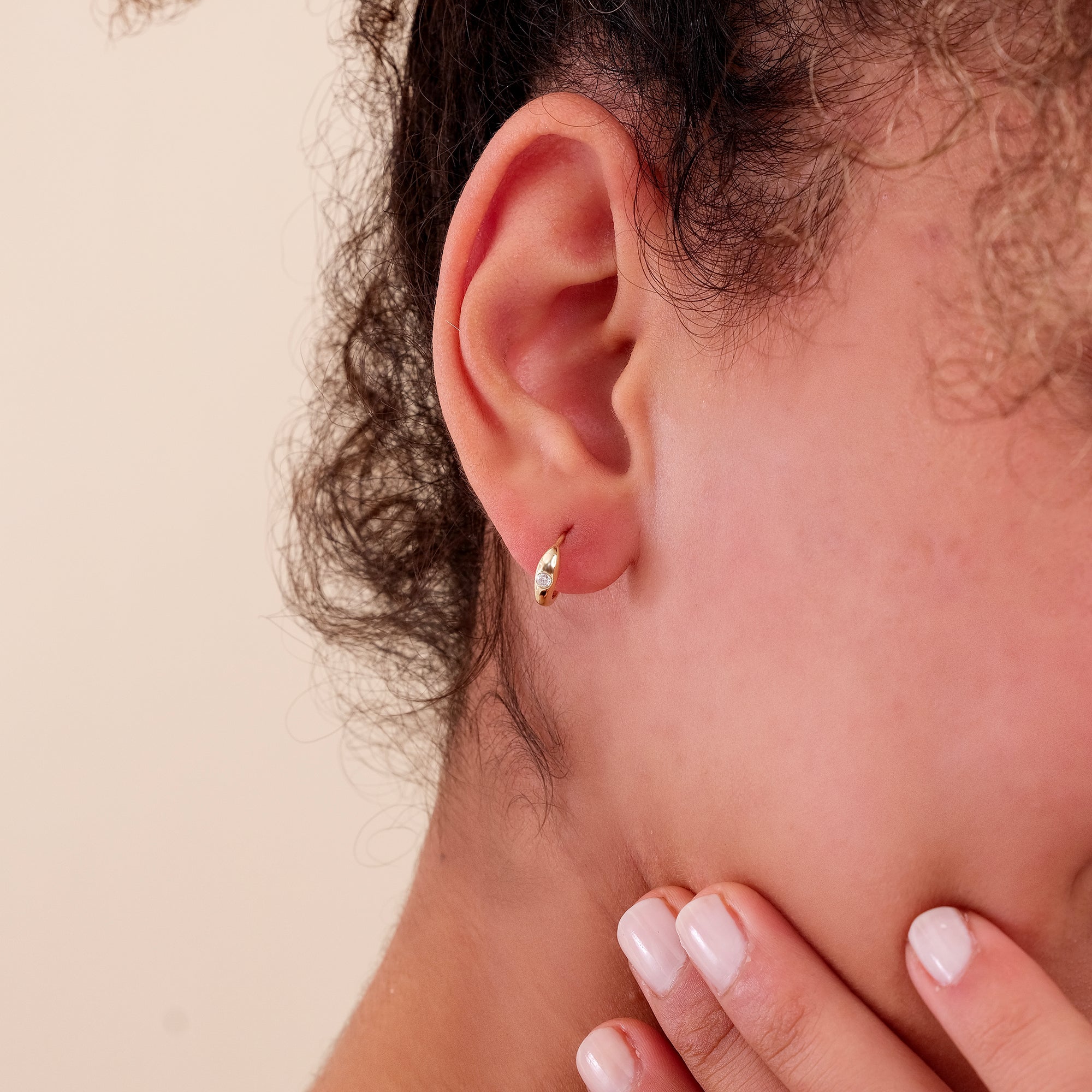 Aurielle Huggie Earrings