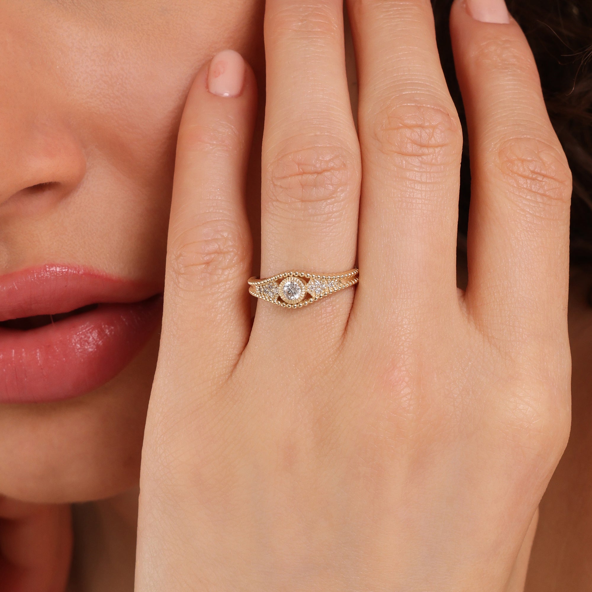 Ornate Spark Ring