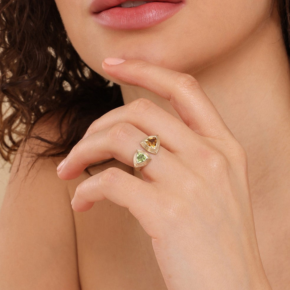 Radiant Harmony Statement Ring