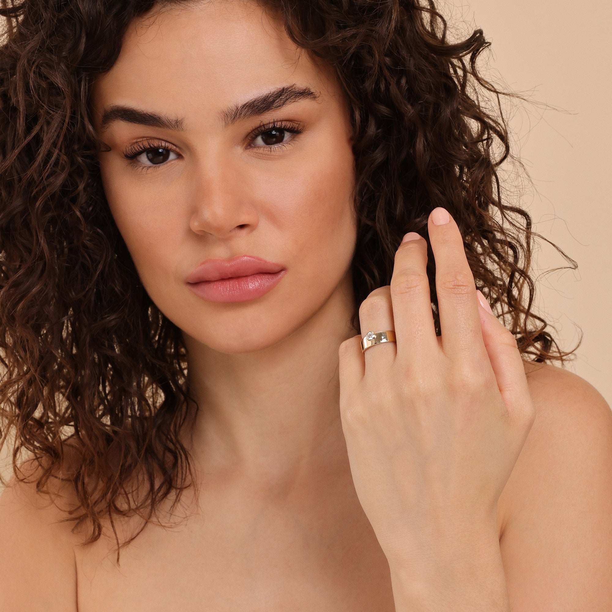 Celestial Glow Statement Ring