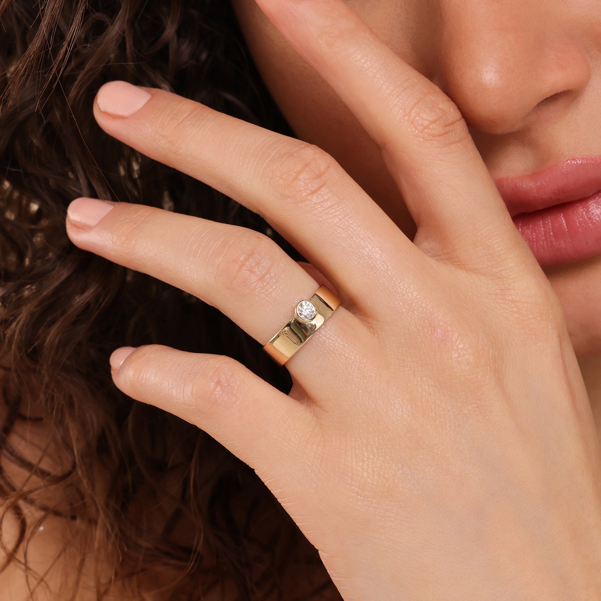 Celestial Glow Statement Ring