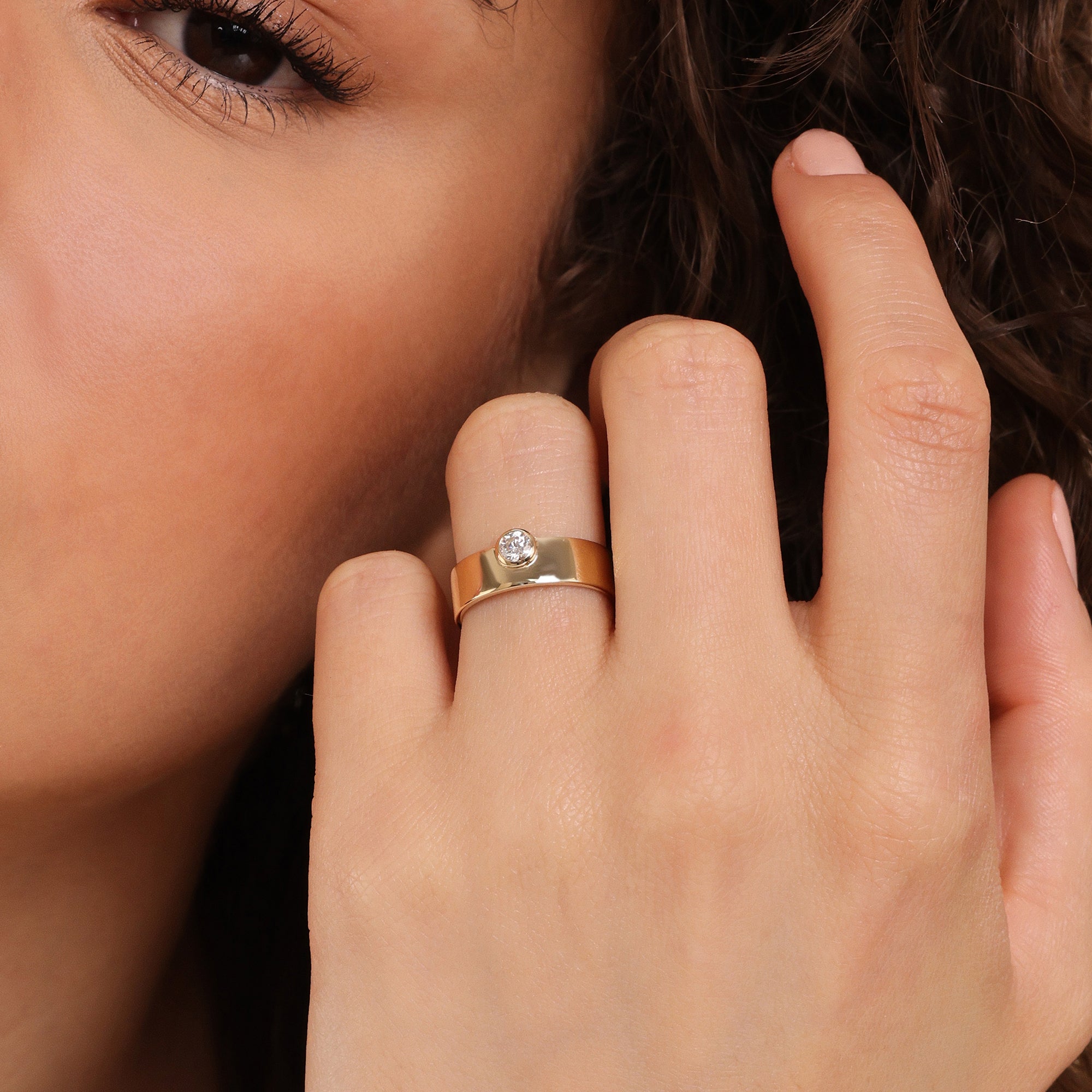 Celestial Glow Statement Ring