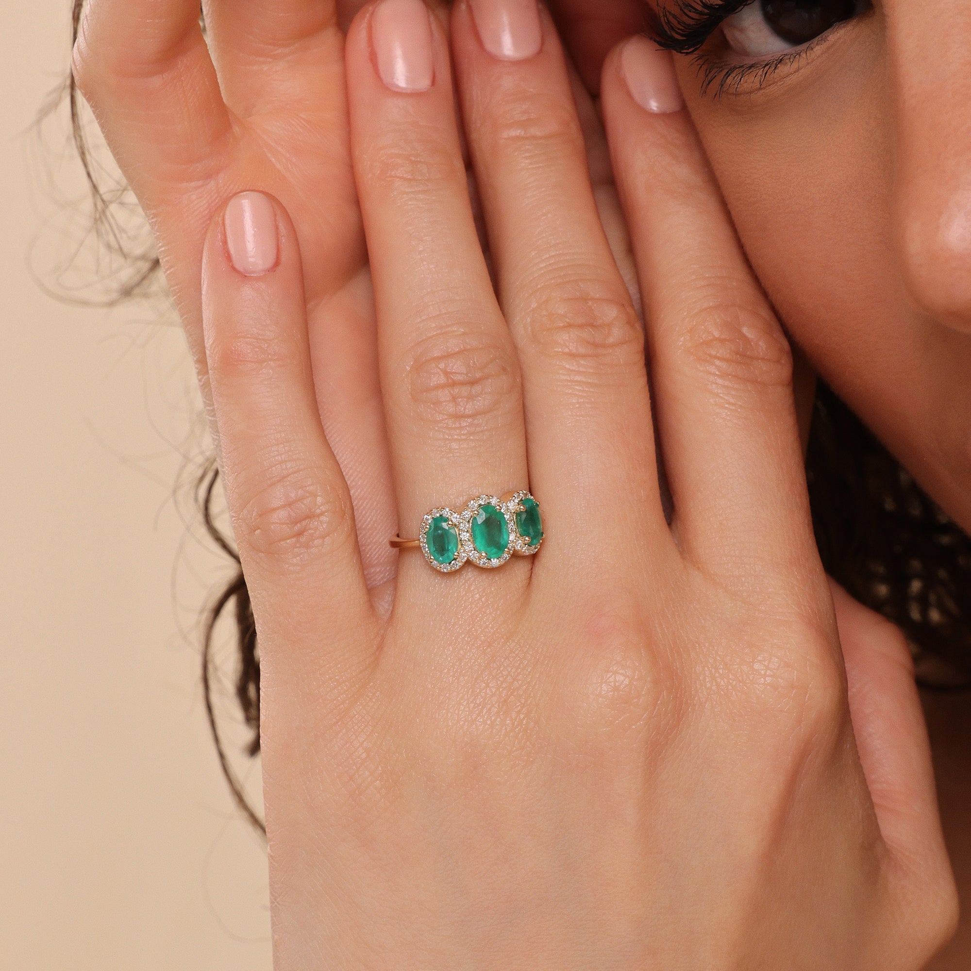 Forever Green Solitaire Ring
