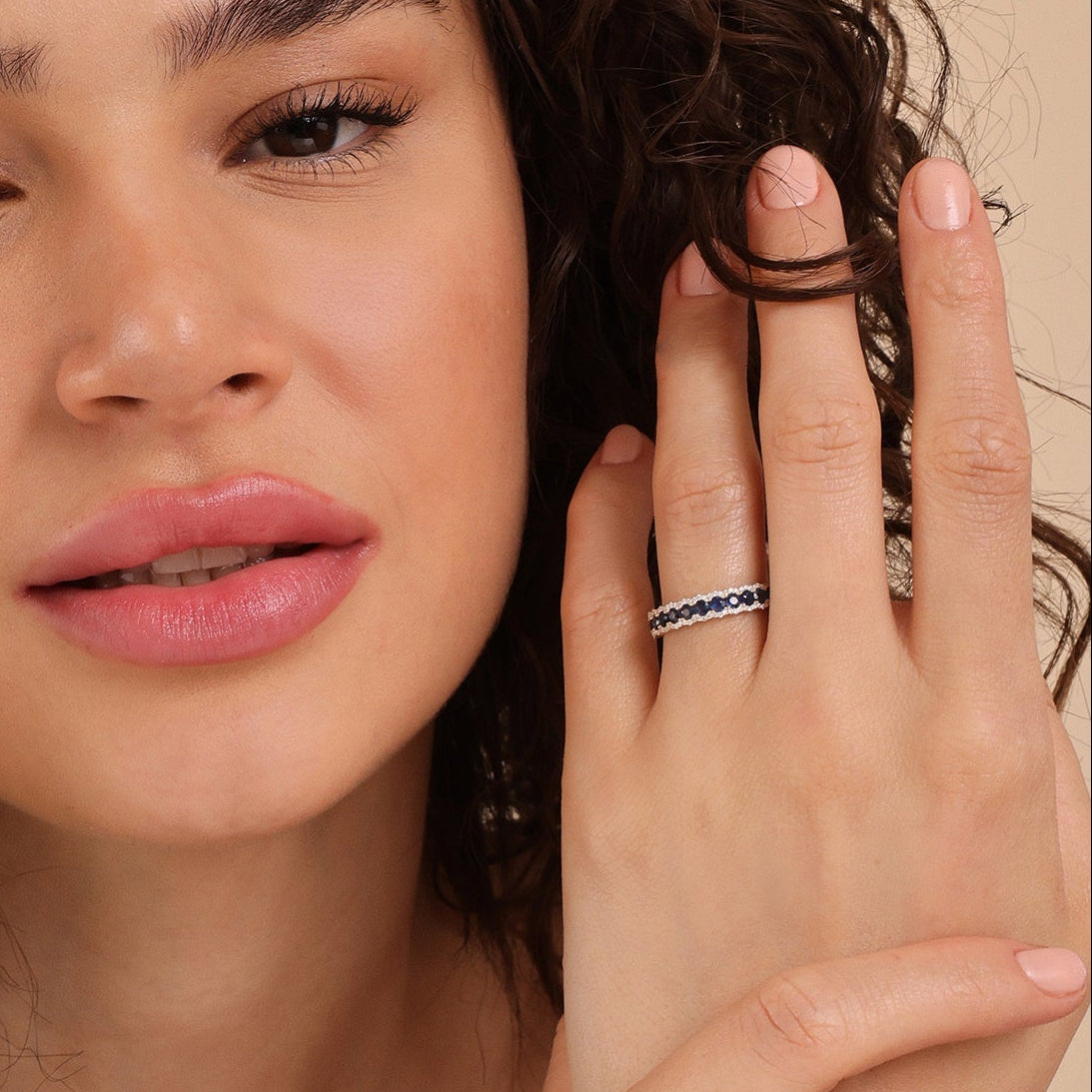 Midnight Glow Sapphire Ring