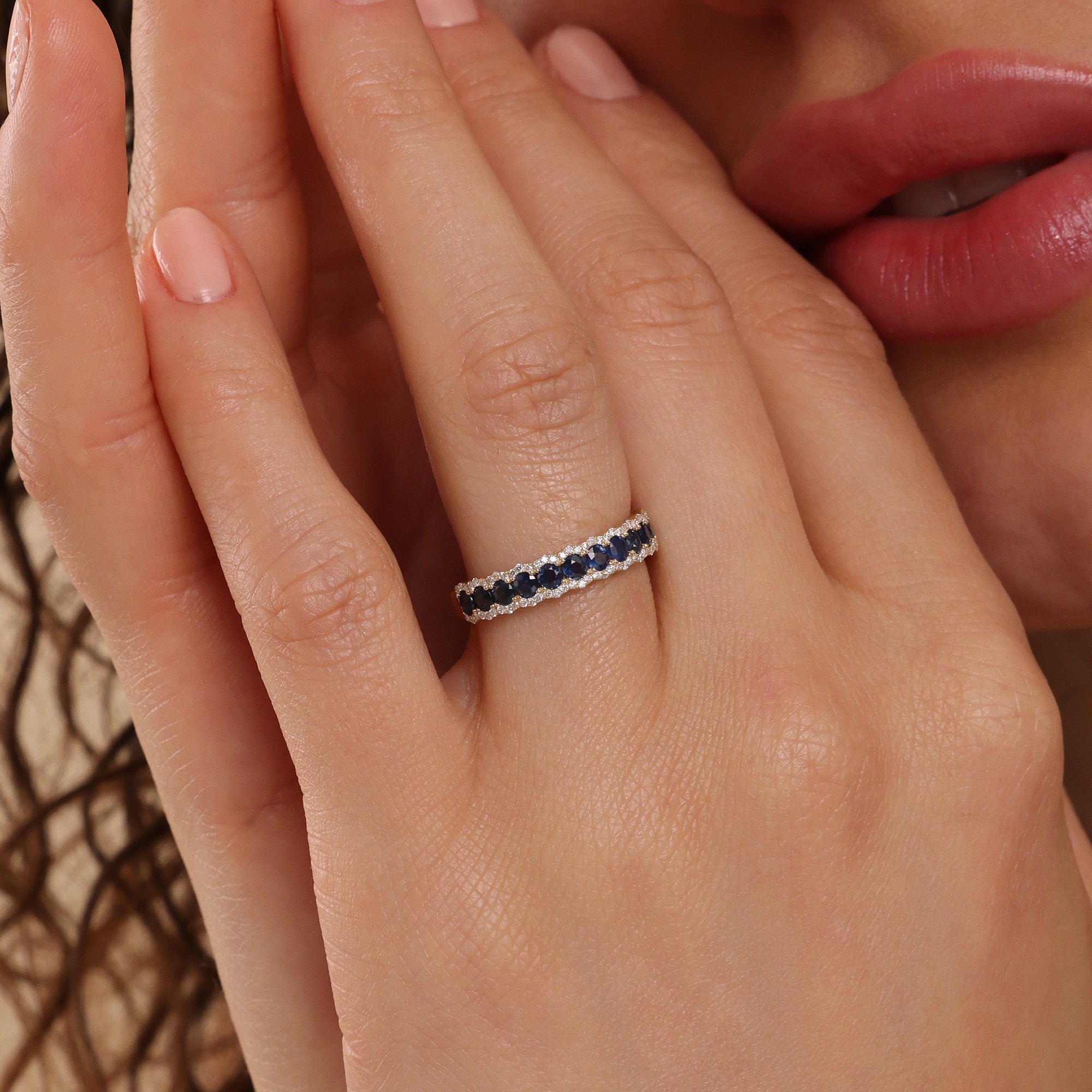 Midnight Glow Sapphire Ring