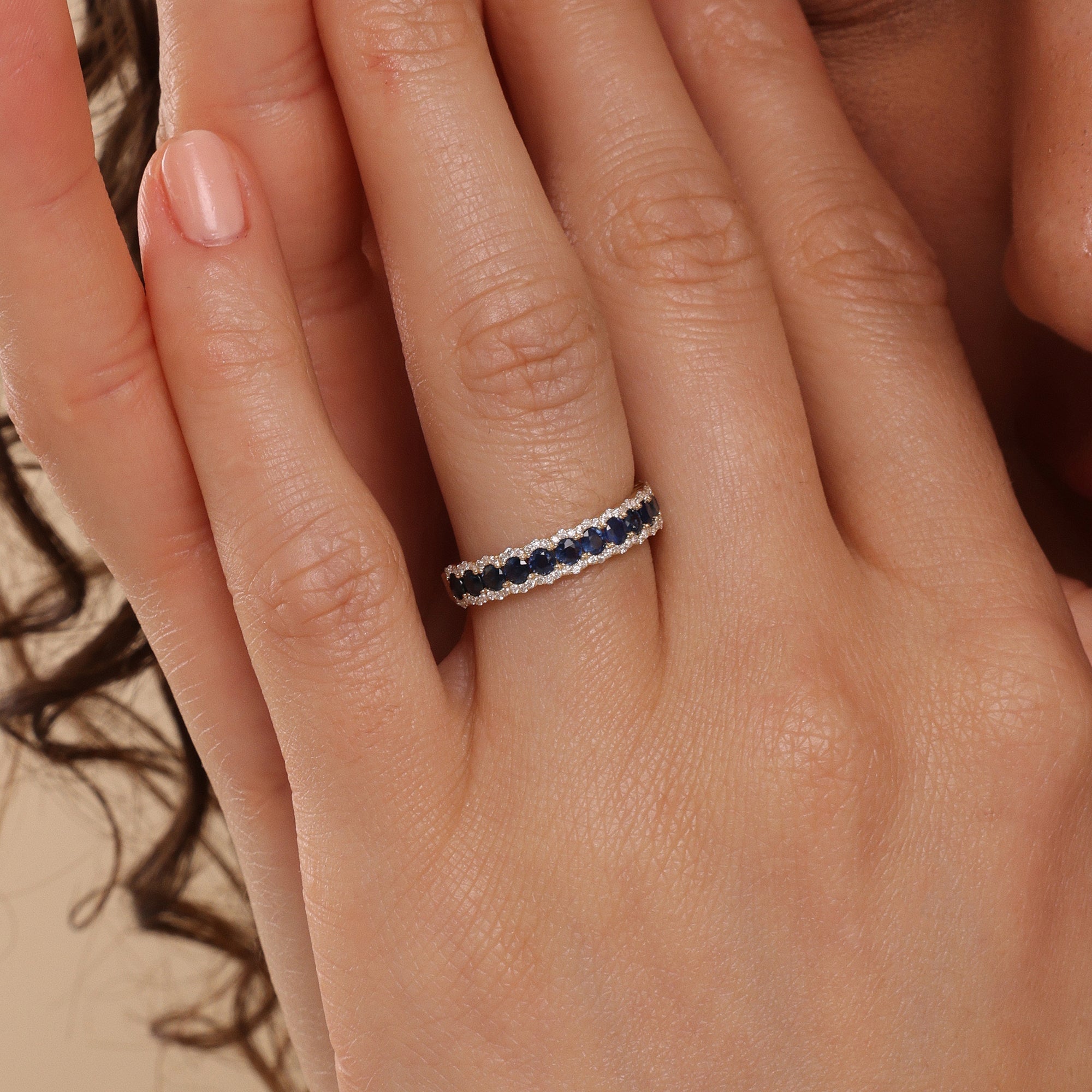 Midnight Glow Sapphire Ring