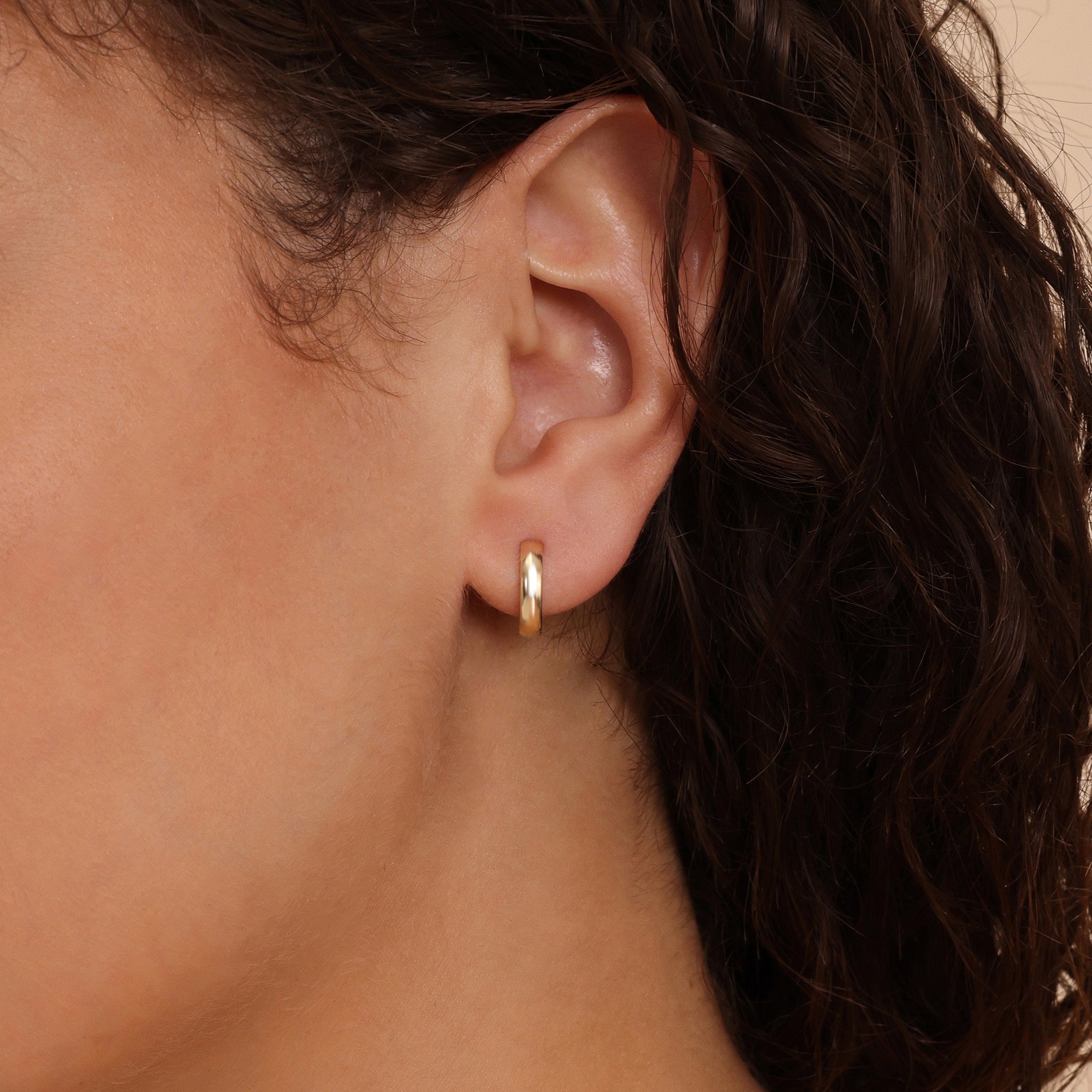 Sterling Silver Mini Huggie Hoops