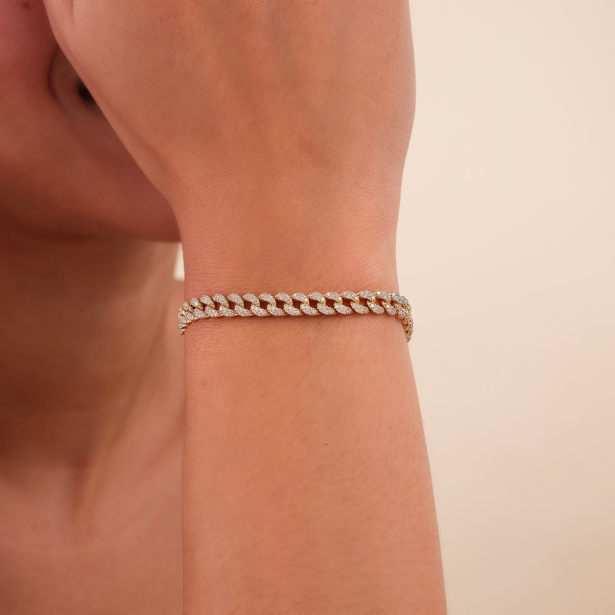 Glam Cuban Chain Bracelet