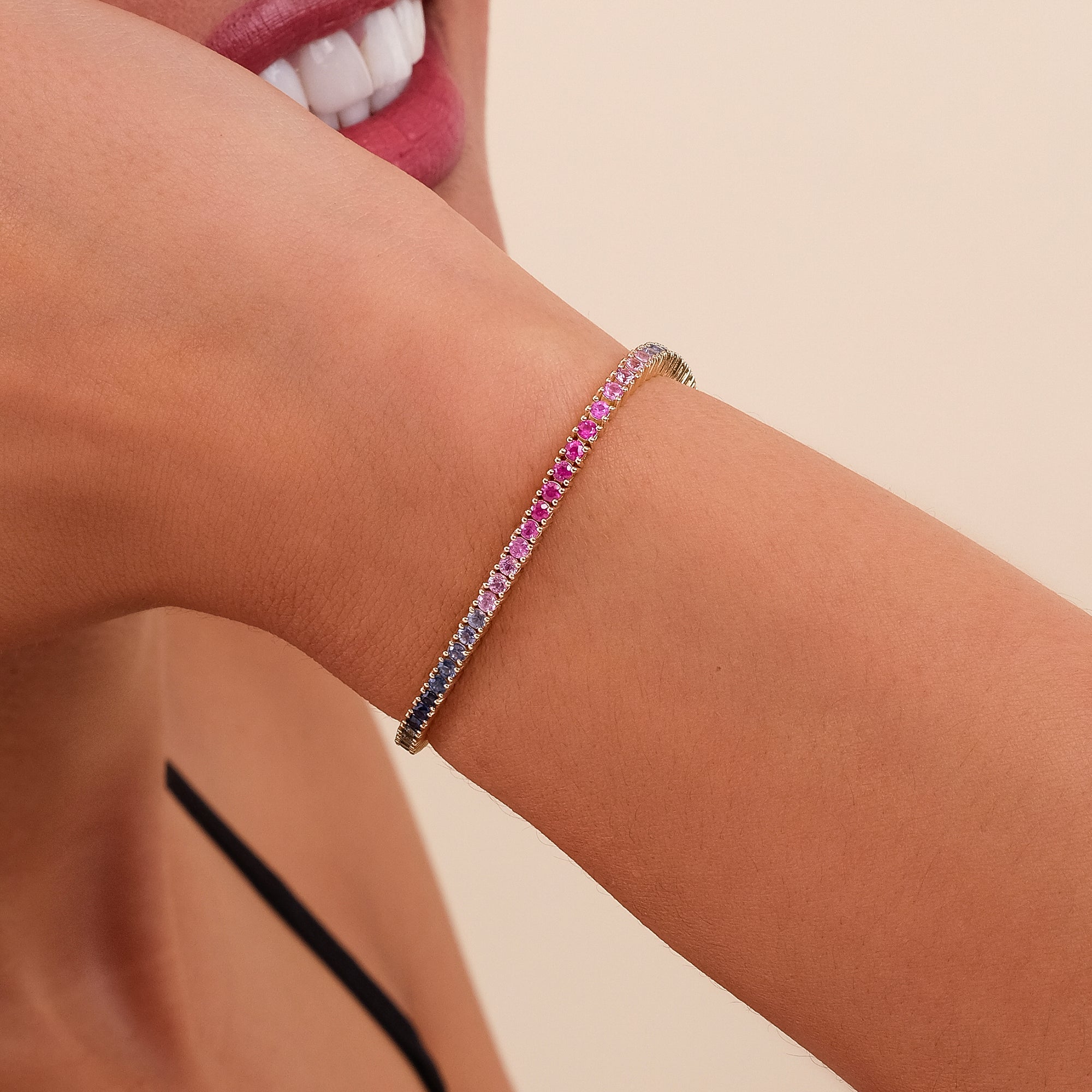 Chromatic Spark Tennis Bracelet