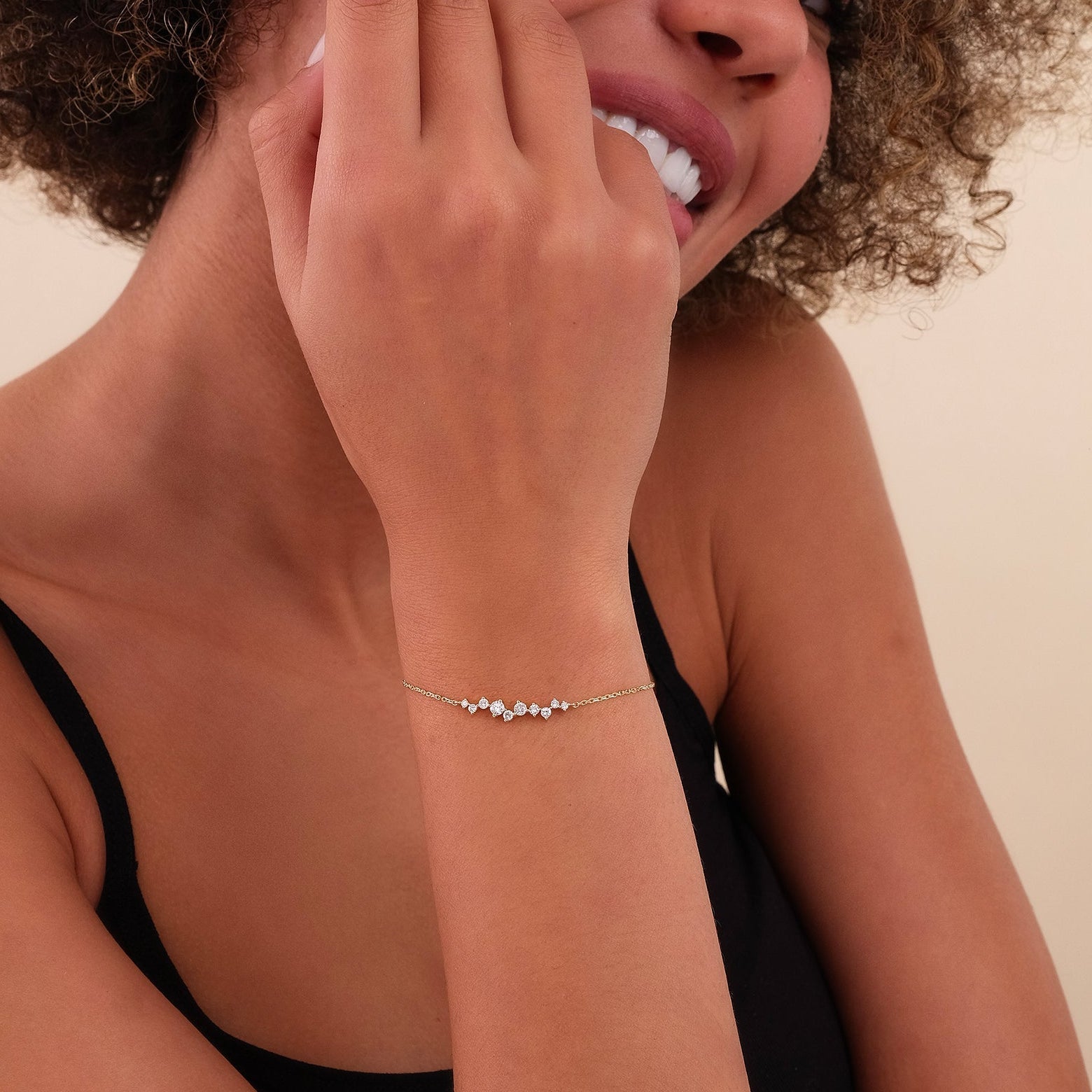 Sparkling Star Cluster Bracelet