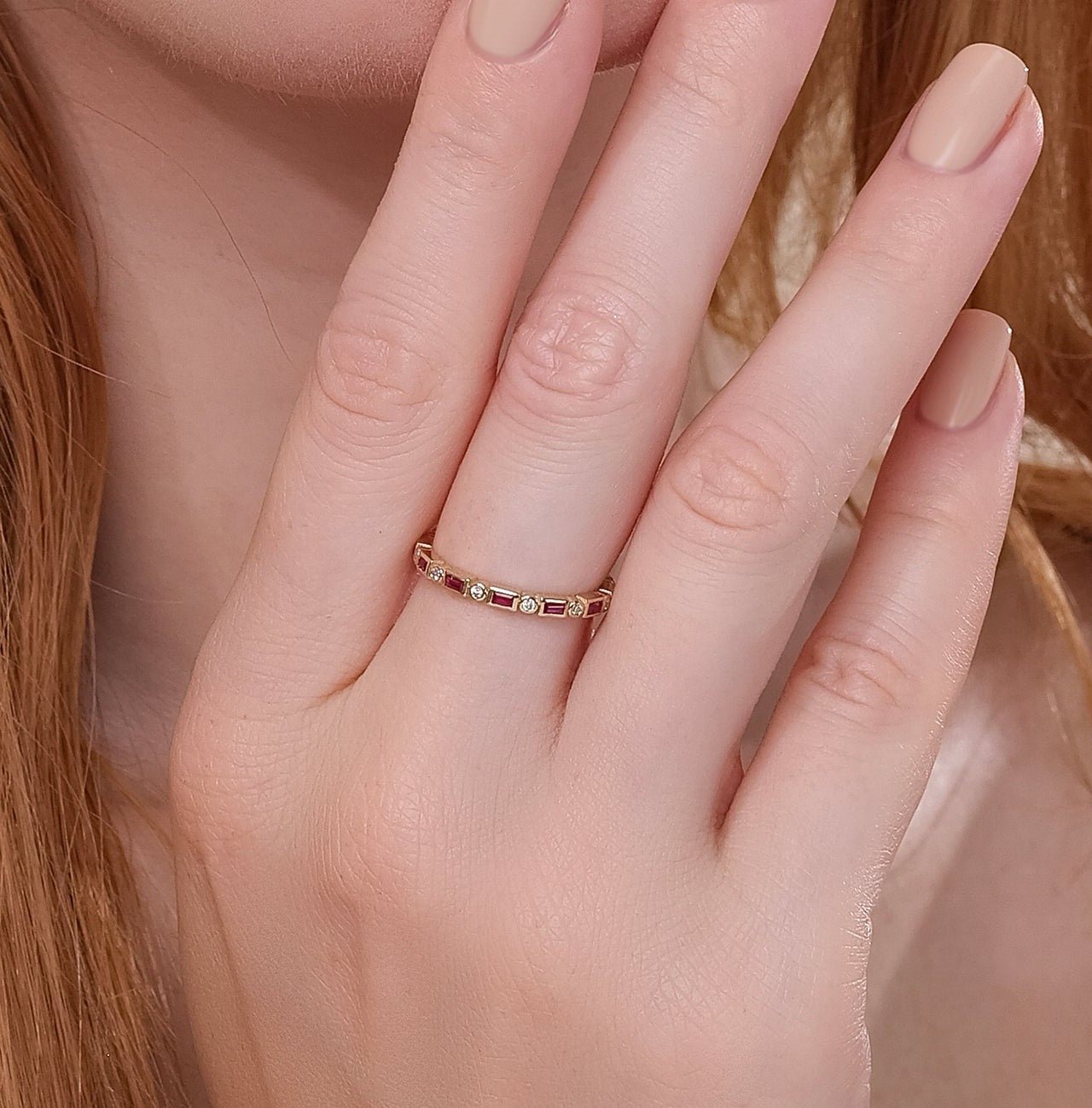 Ruby Aura Ring