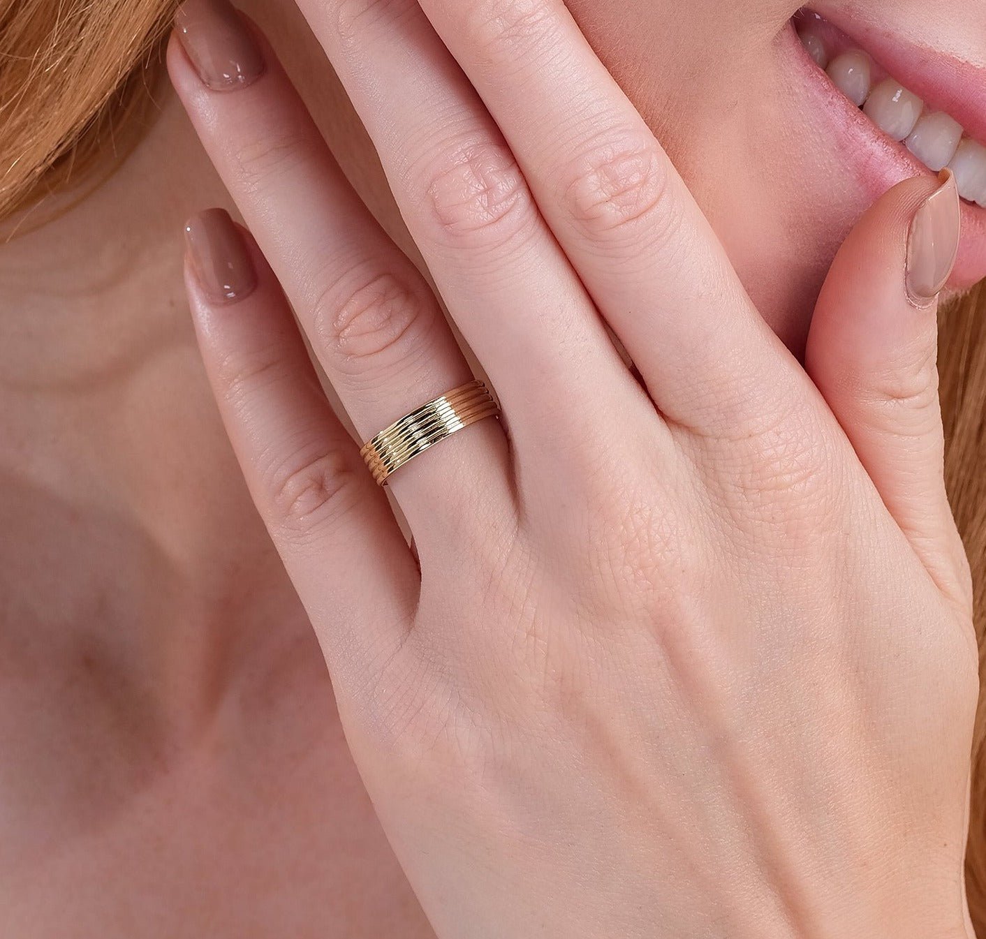 Patterned Eternity Ring