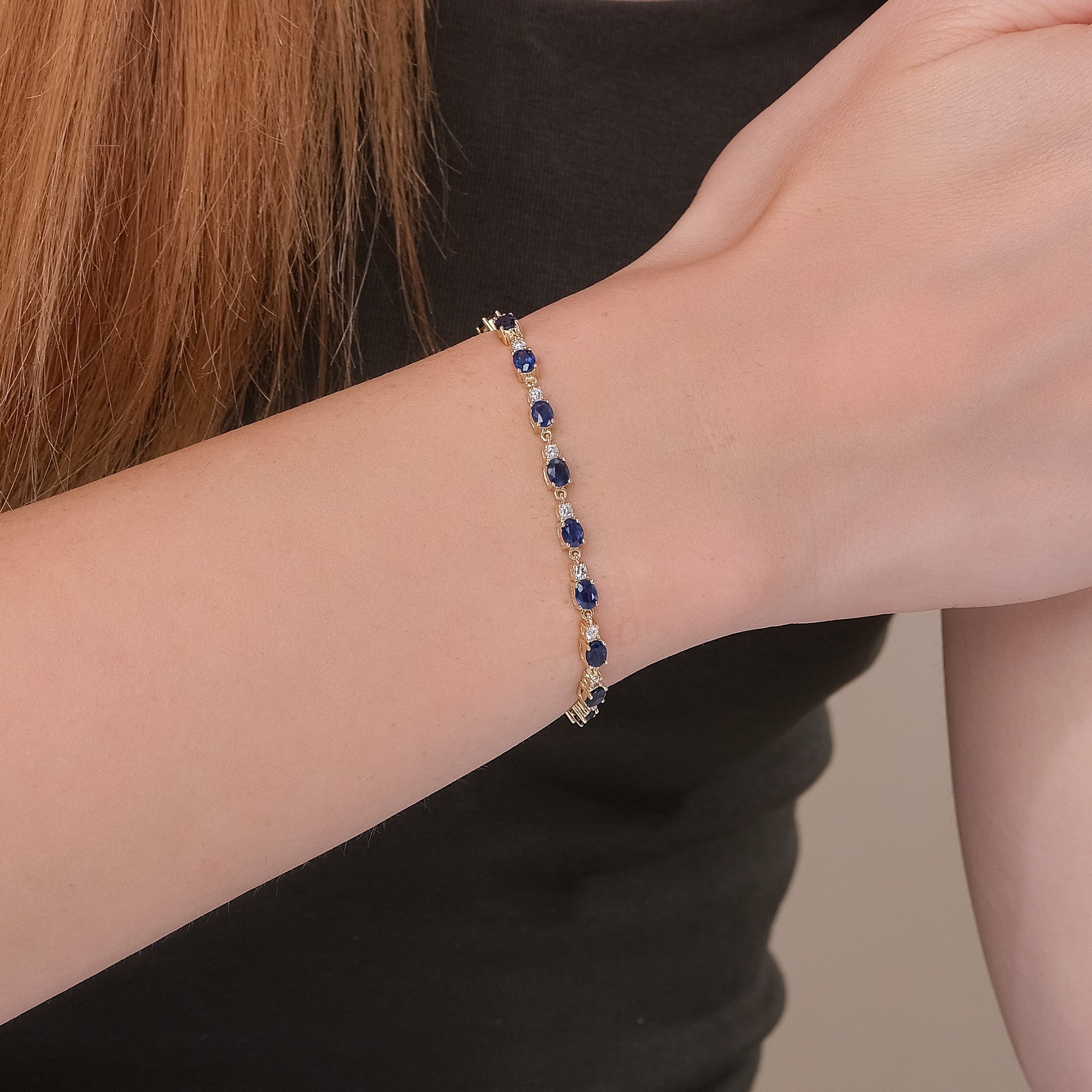 Midnight Sapphire Garland Chain