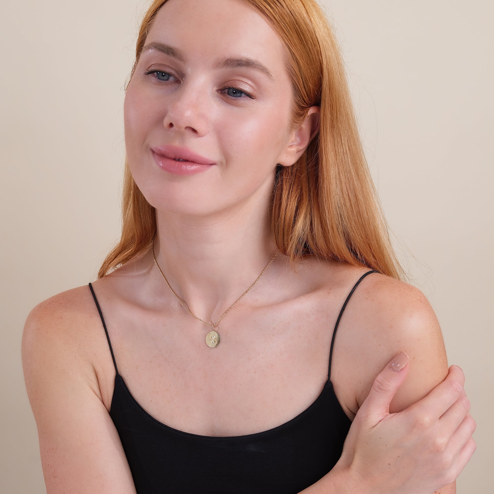 Circular Monogram Pendant
