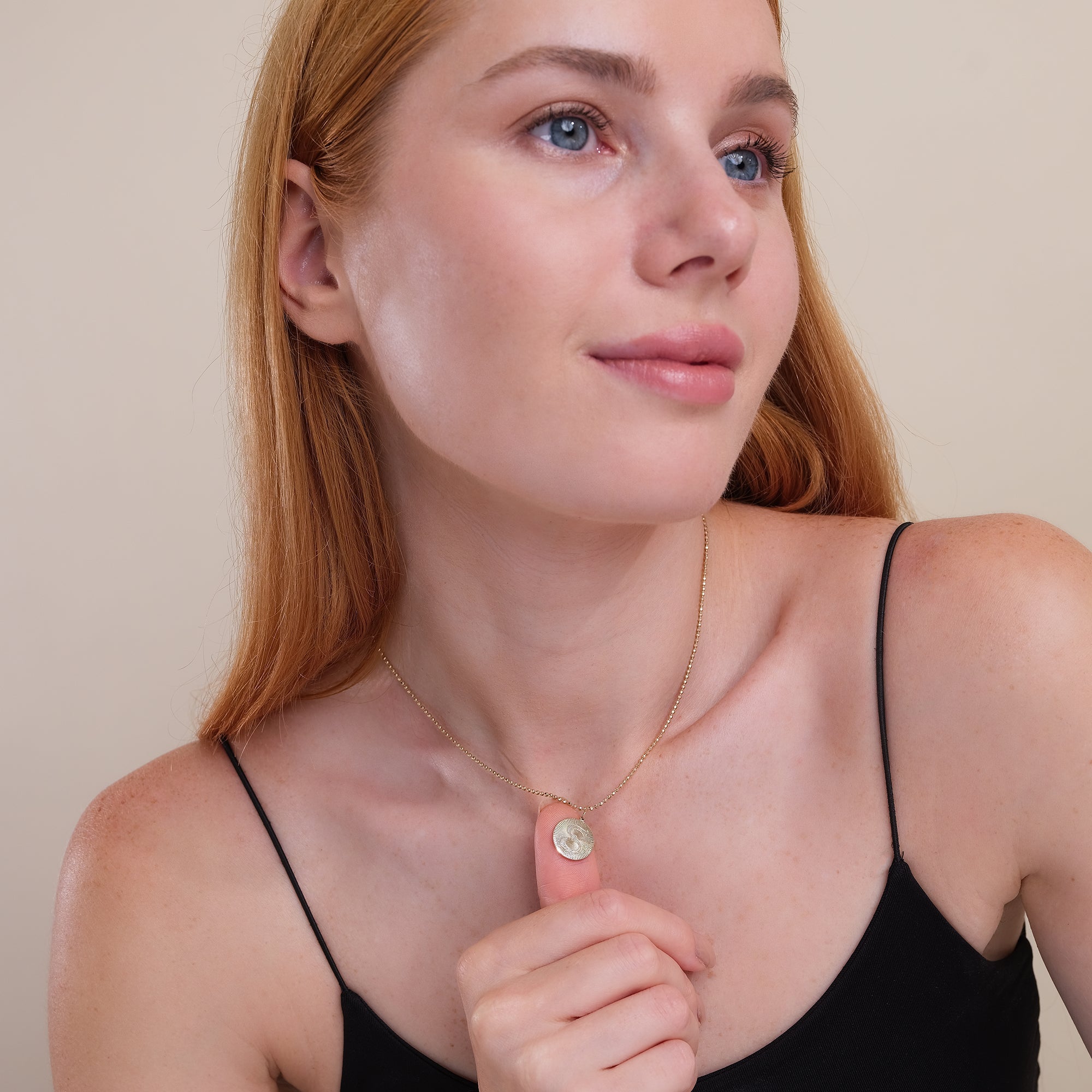 Circular Monogram Pendant