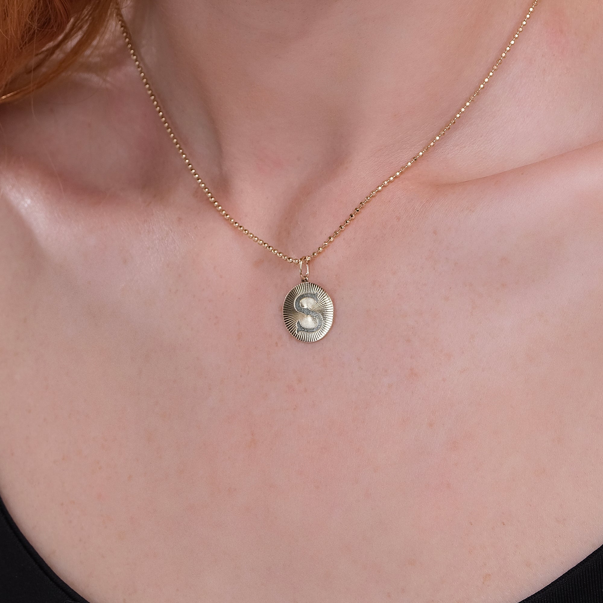 Circular Monogram Pendant
