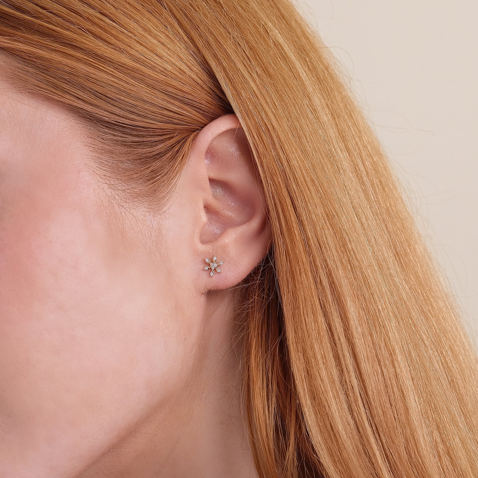 Aurora Snowflake Earrings