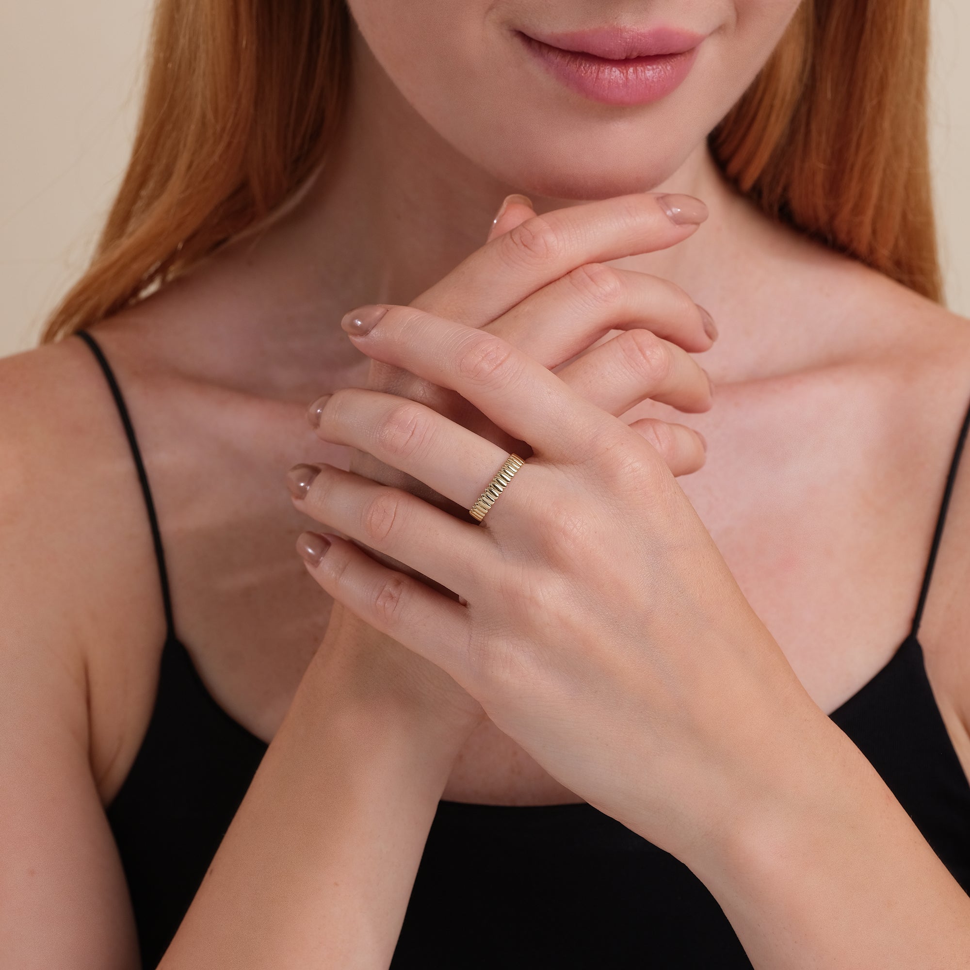 Elegant Fluted Band