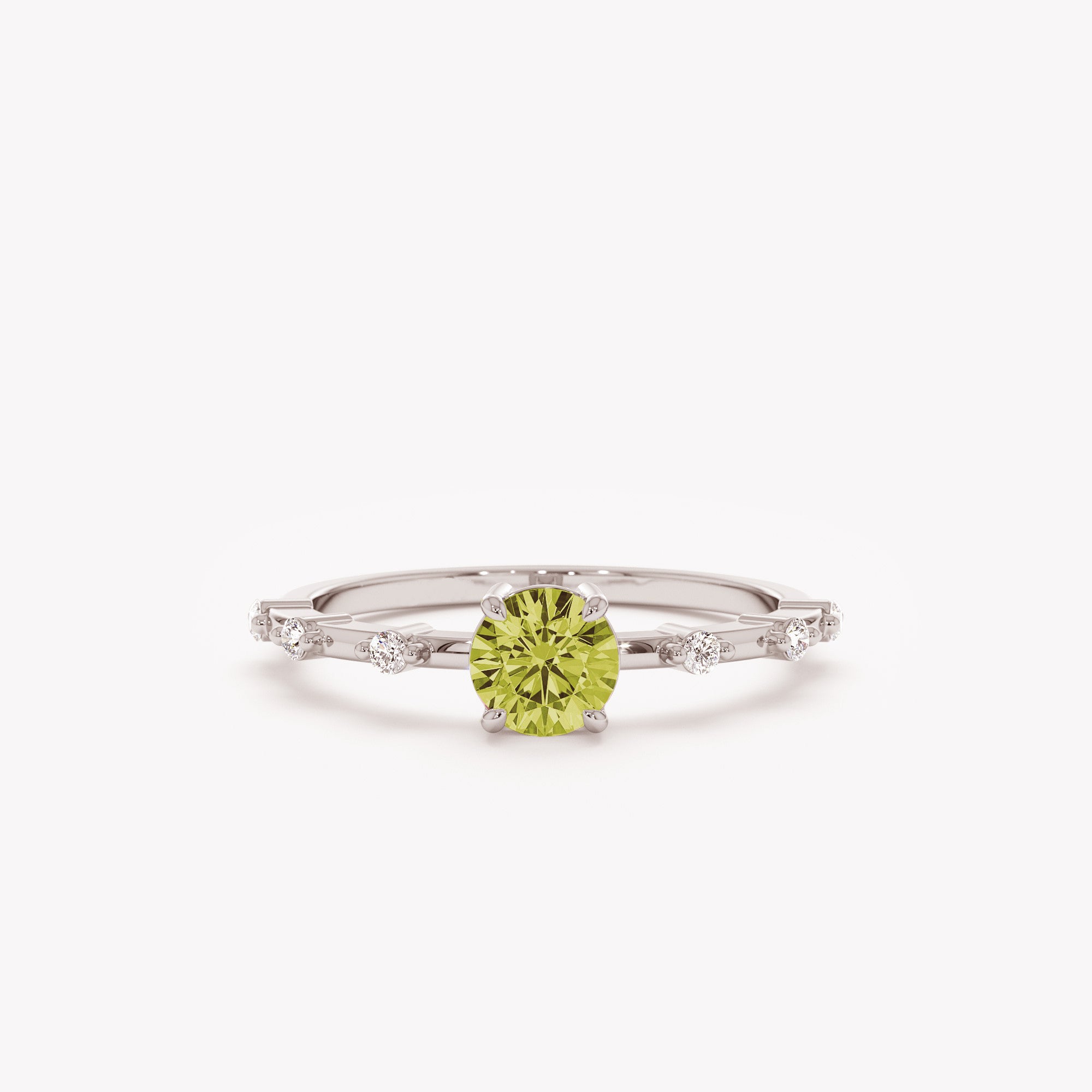 Dewdrop Peridot Ring