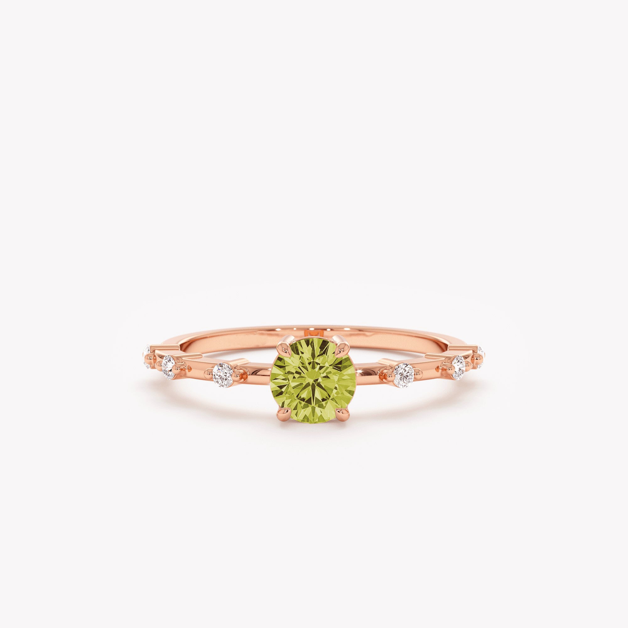 Dewdrop Peridot Ring