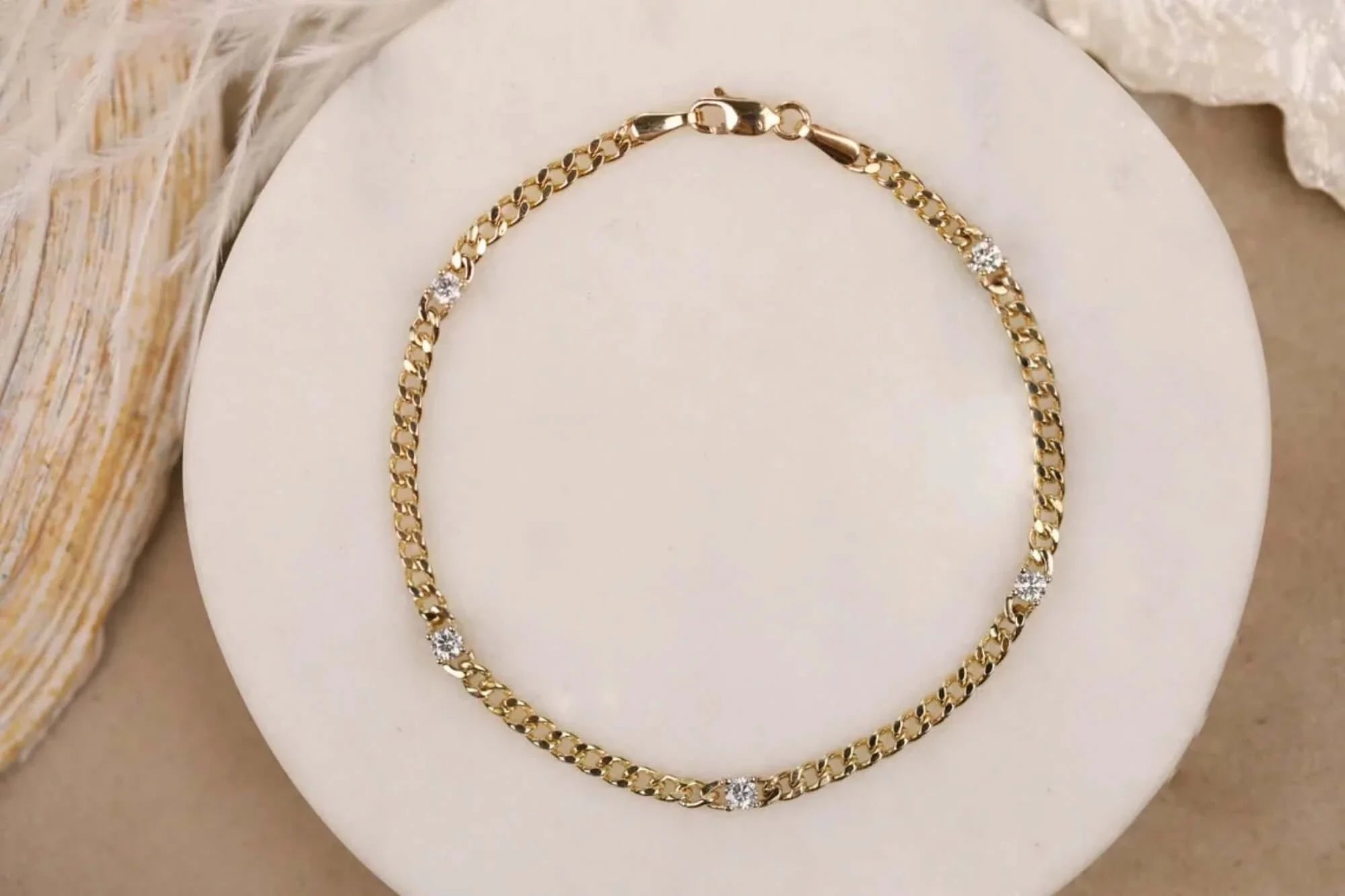 Celestial Cuban Diamond Bracelet