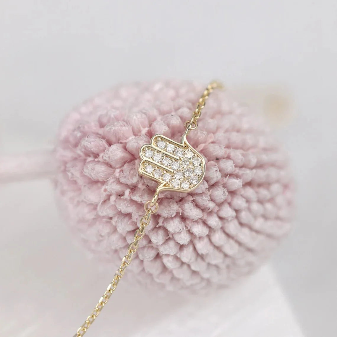 Hamsa Hand Sparkle Bracelet