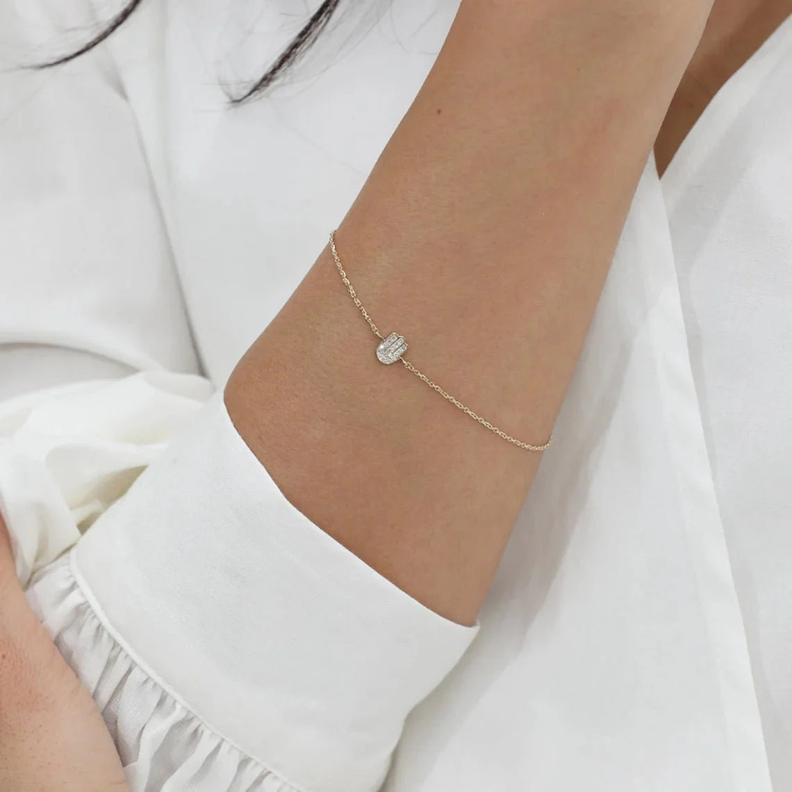 Hamsa Hand Sparkle Bracelet