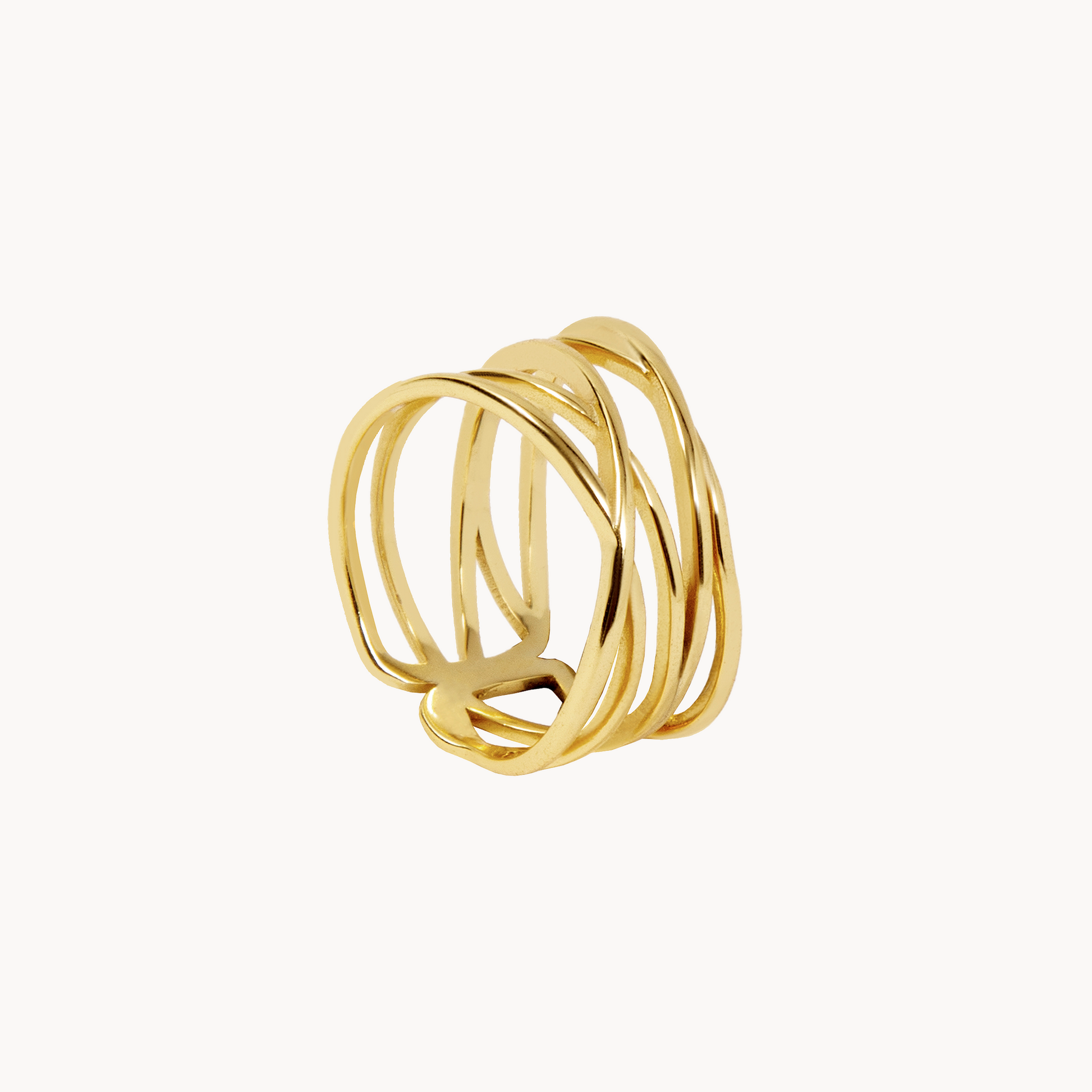 Sophisticated Ascent: Mac Spiral Sterling Silver Ring - Jewel Edition