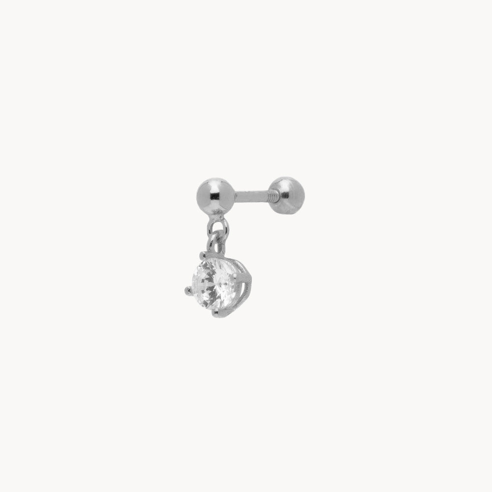 Dangle 18K Gold-Plated Sterling Silver Piercing - Jewel Edition