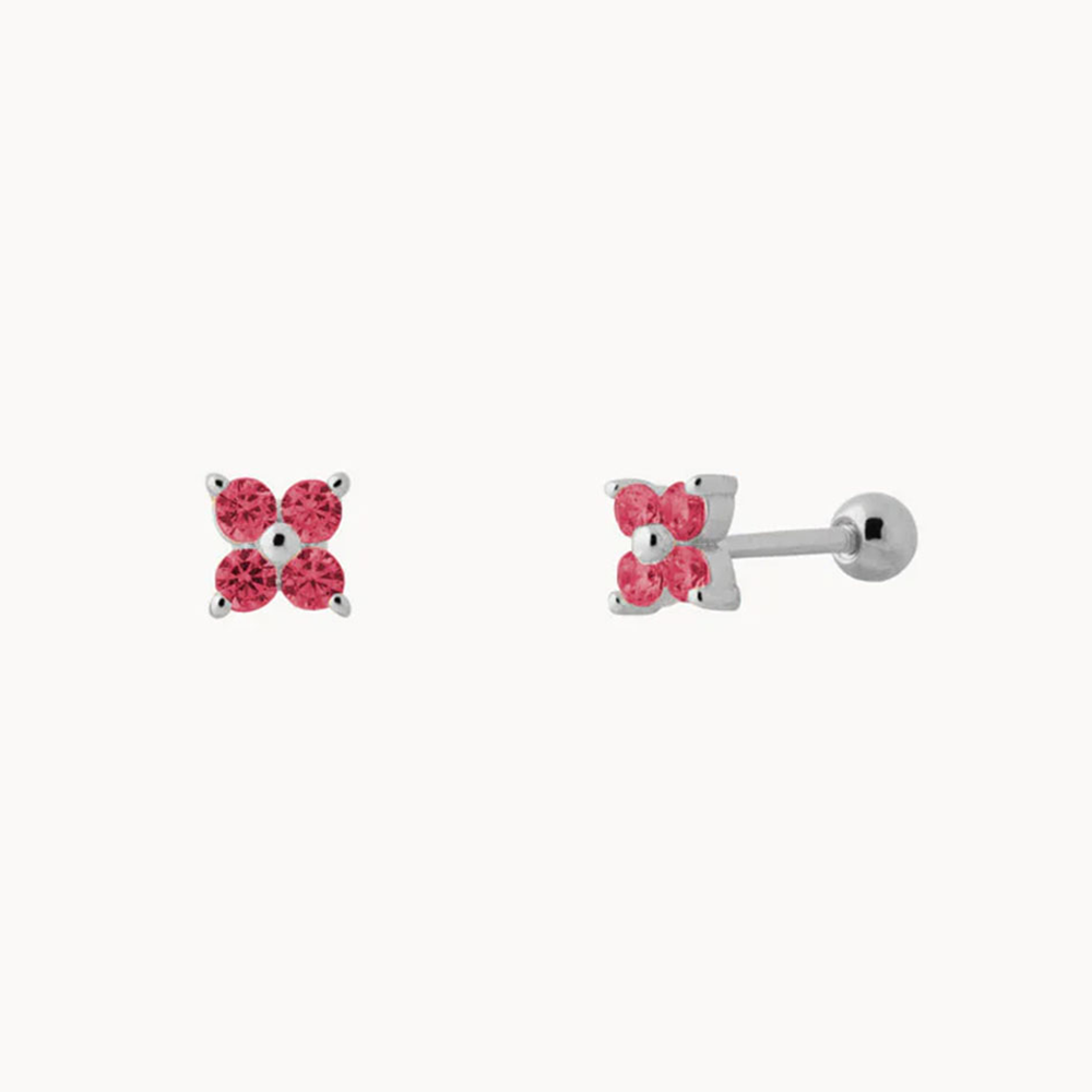 Fuchsia Margarita Piercing: Sterling Silver 925 Gold Plated 18kt - Jewel Edition