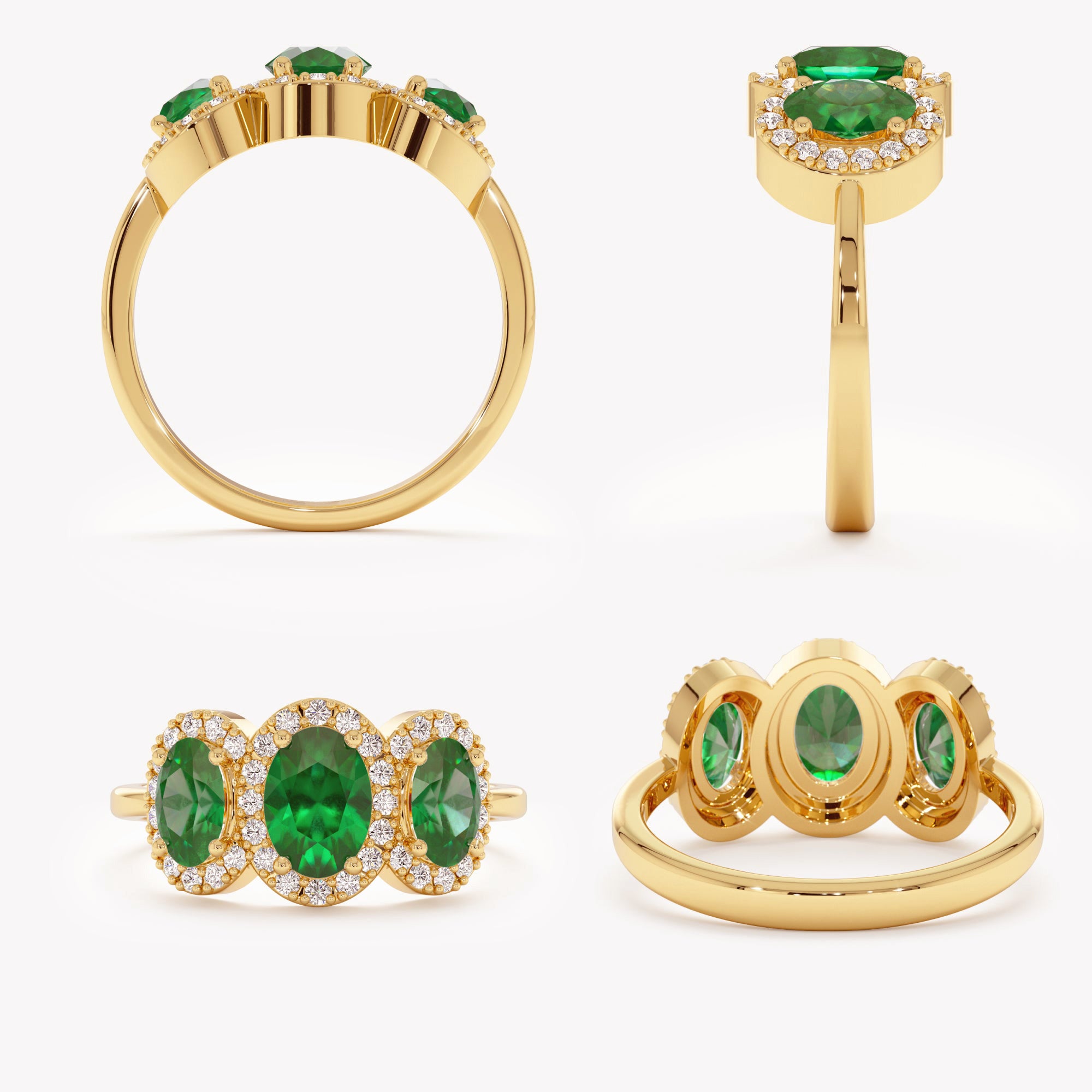 Forever Green Solitaire Ring