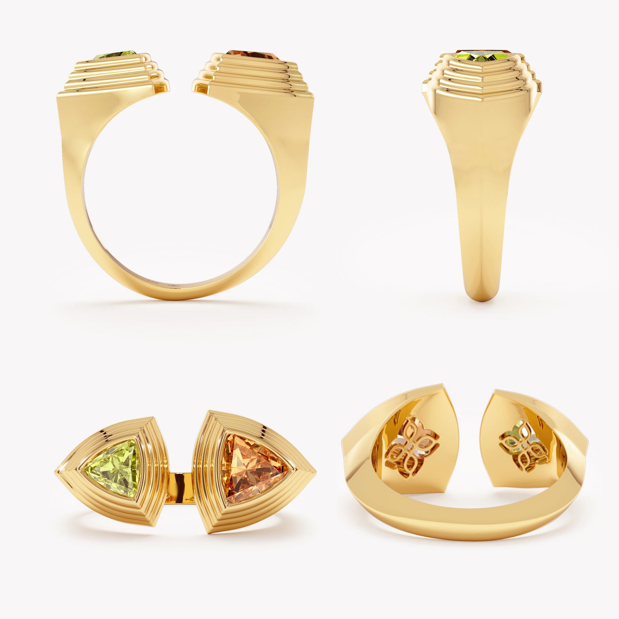Radiant Harmony Statement Ring