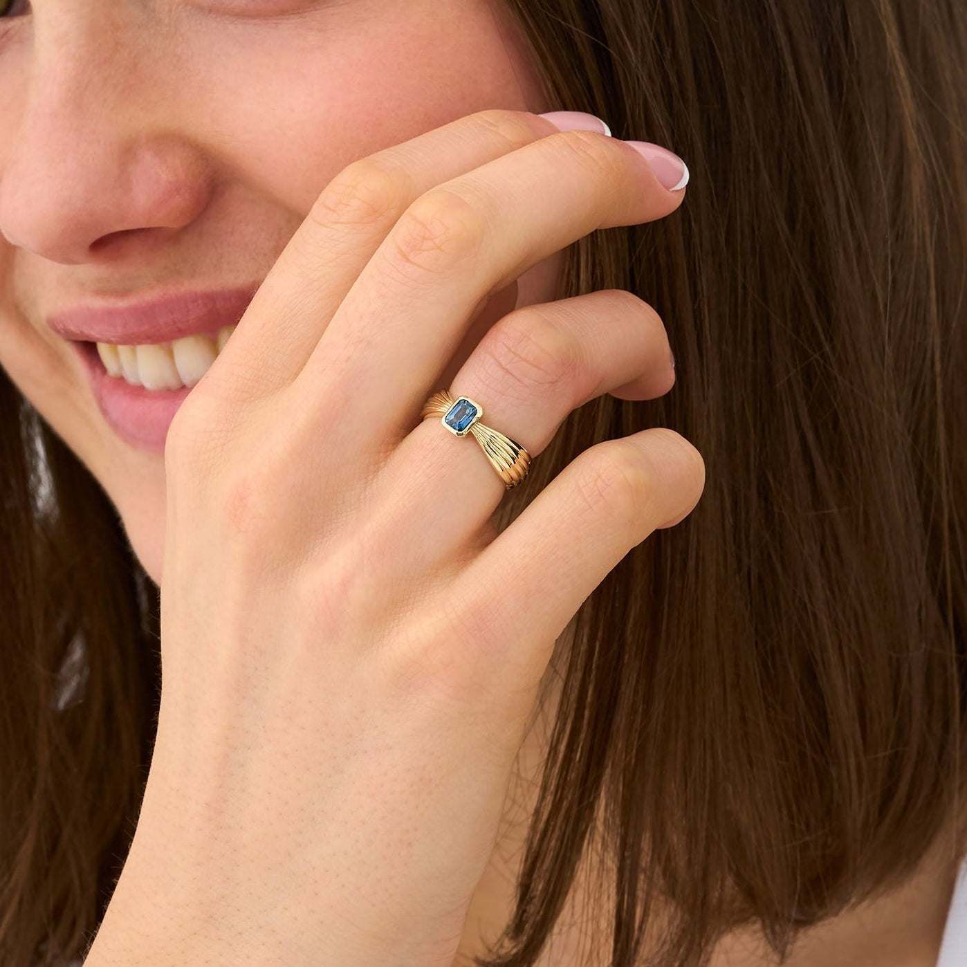 Deco Dream Sapphire Ring