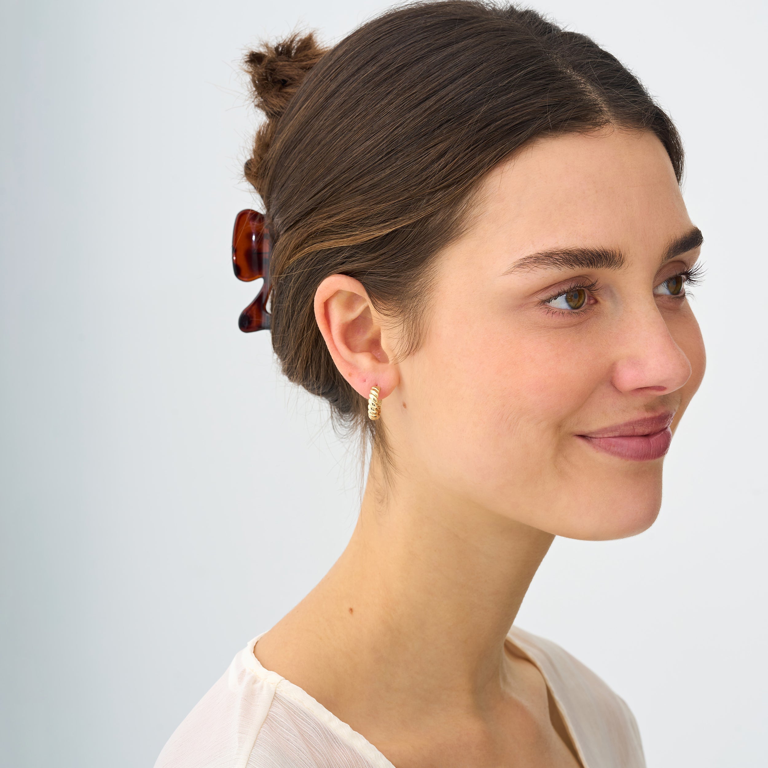 Lattice Hoop Earrings