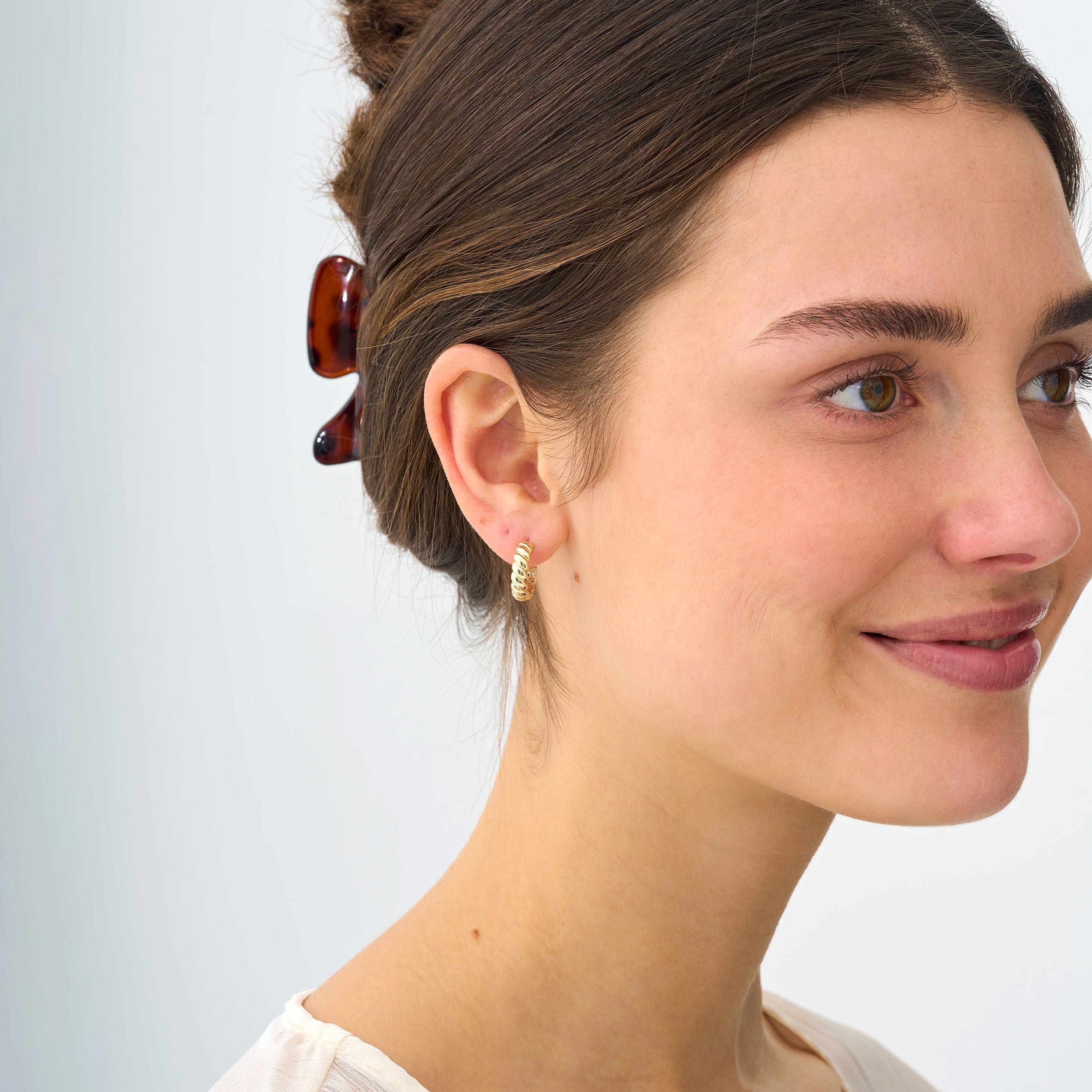 Lattice Hoop Earrings