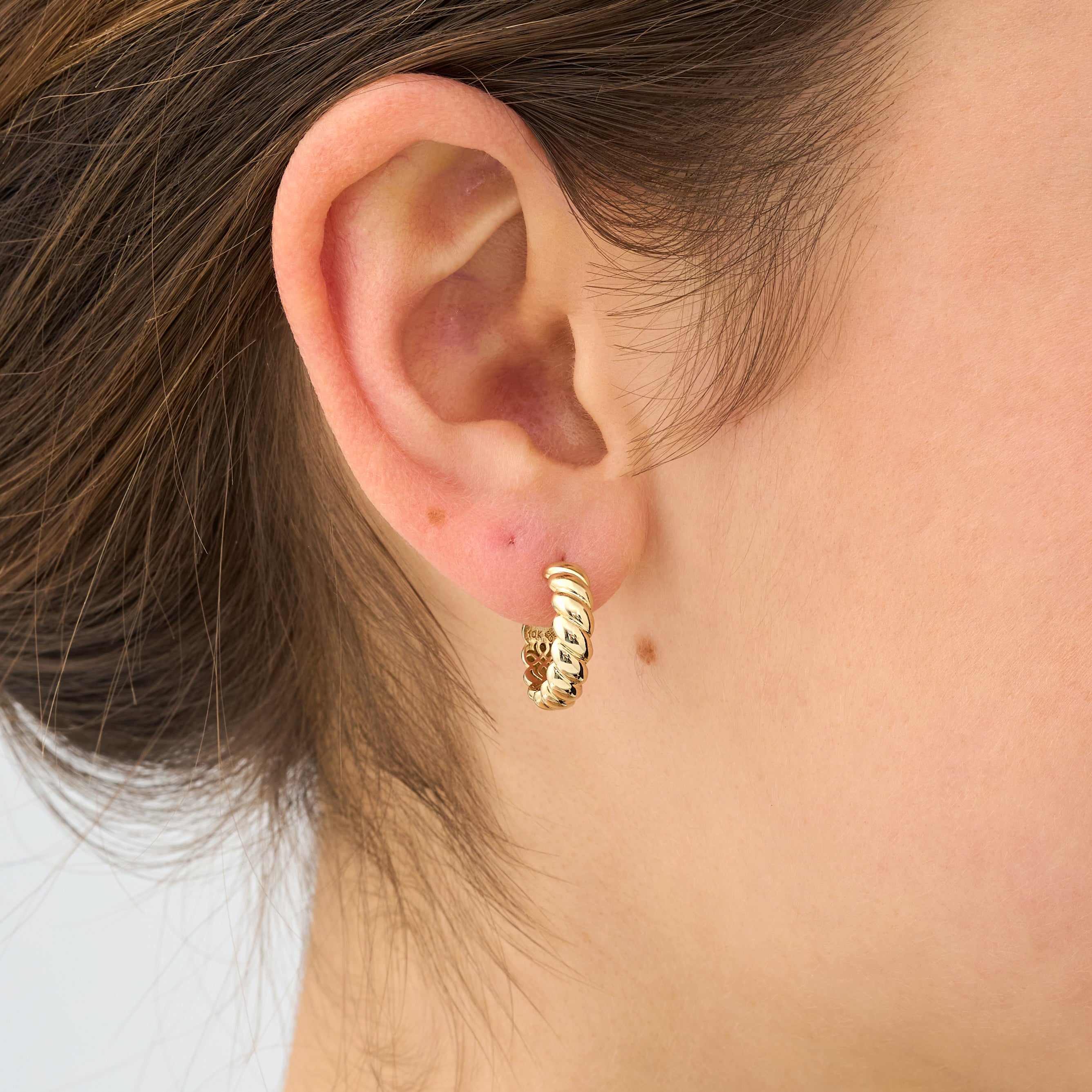 Lattice Hoop Earrings