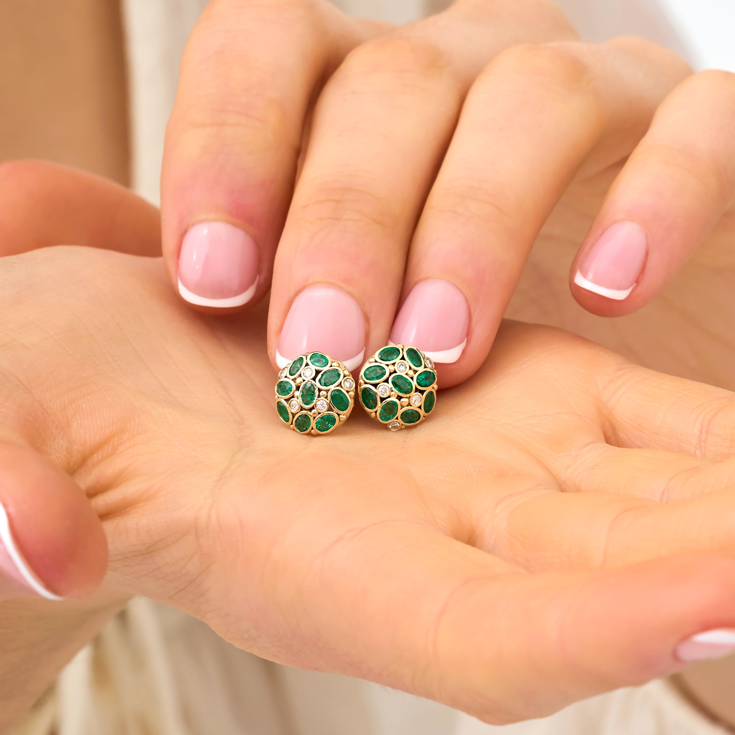 Lush Leaf Studs