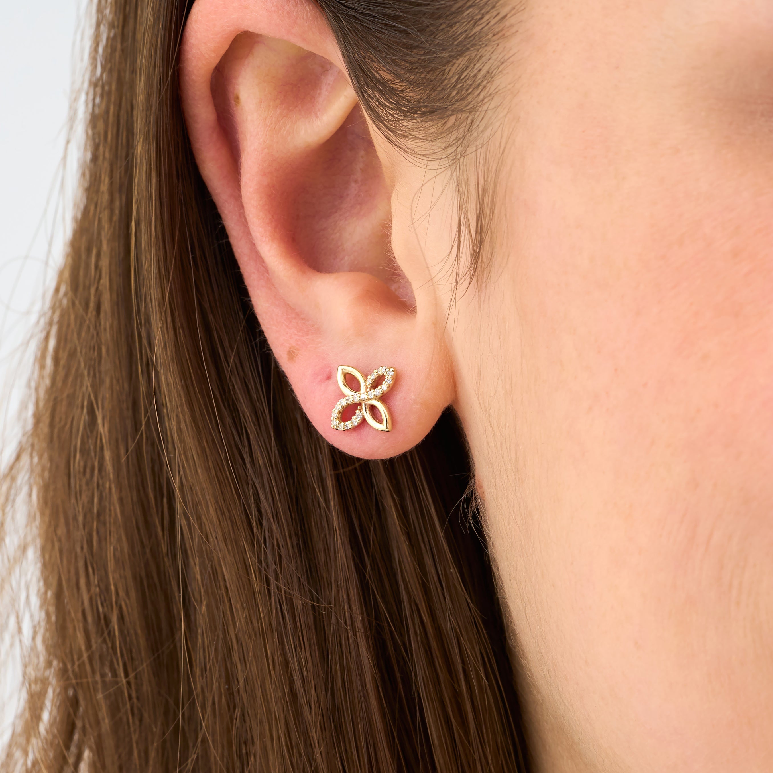 Lucky Leaf Mini Earrings