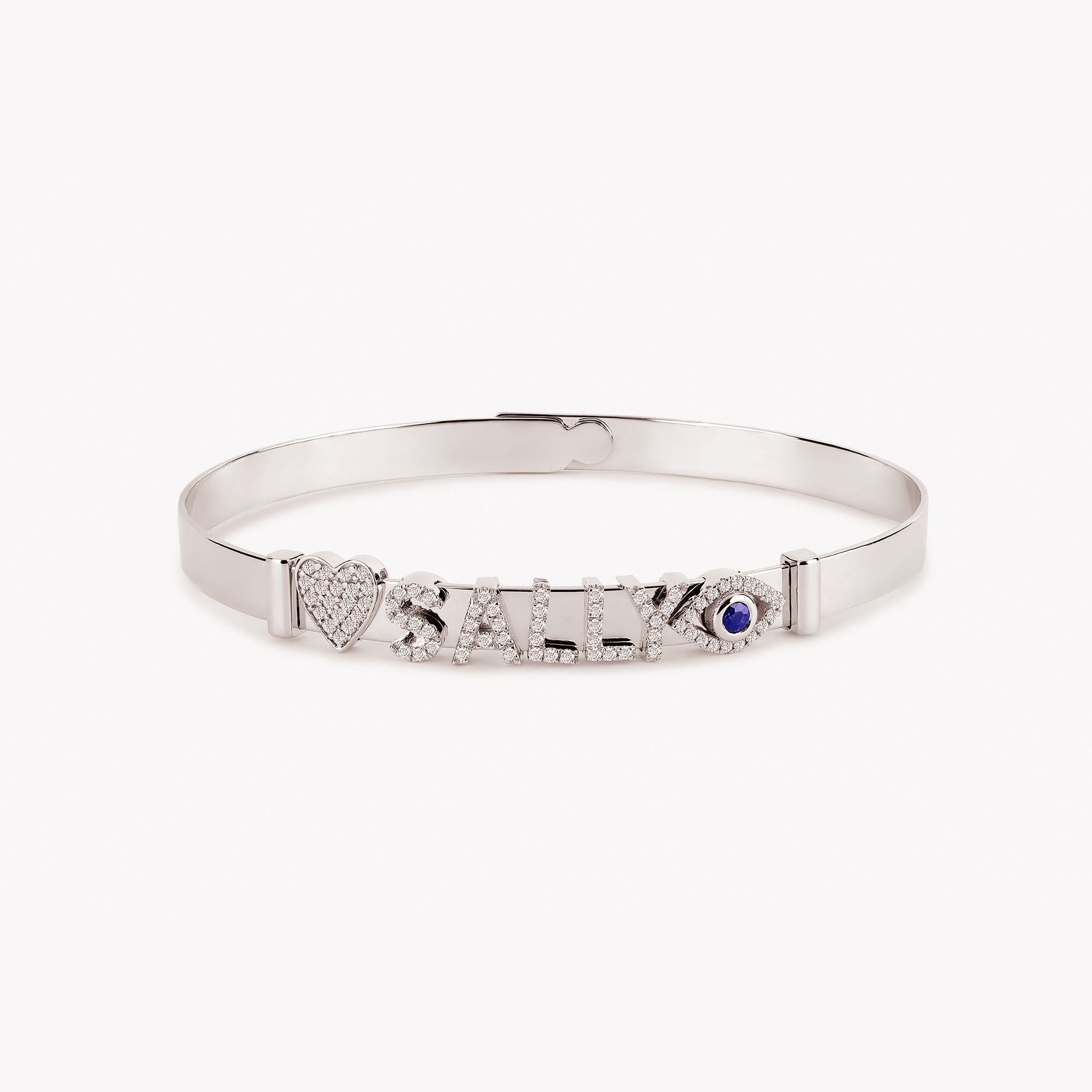 Sliding Accent Bangle Bracelet