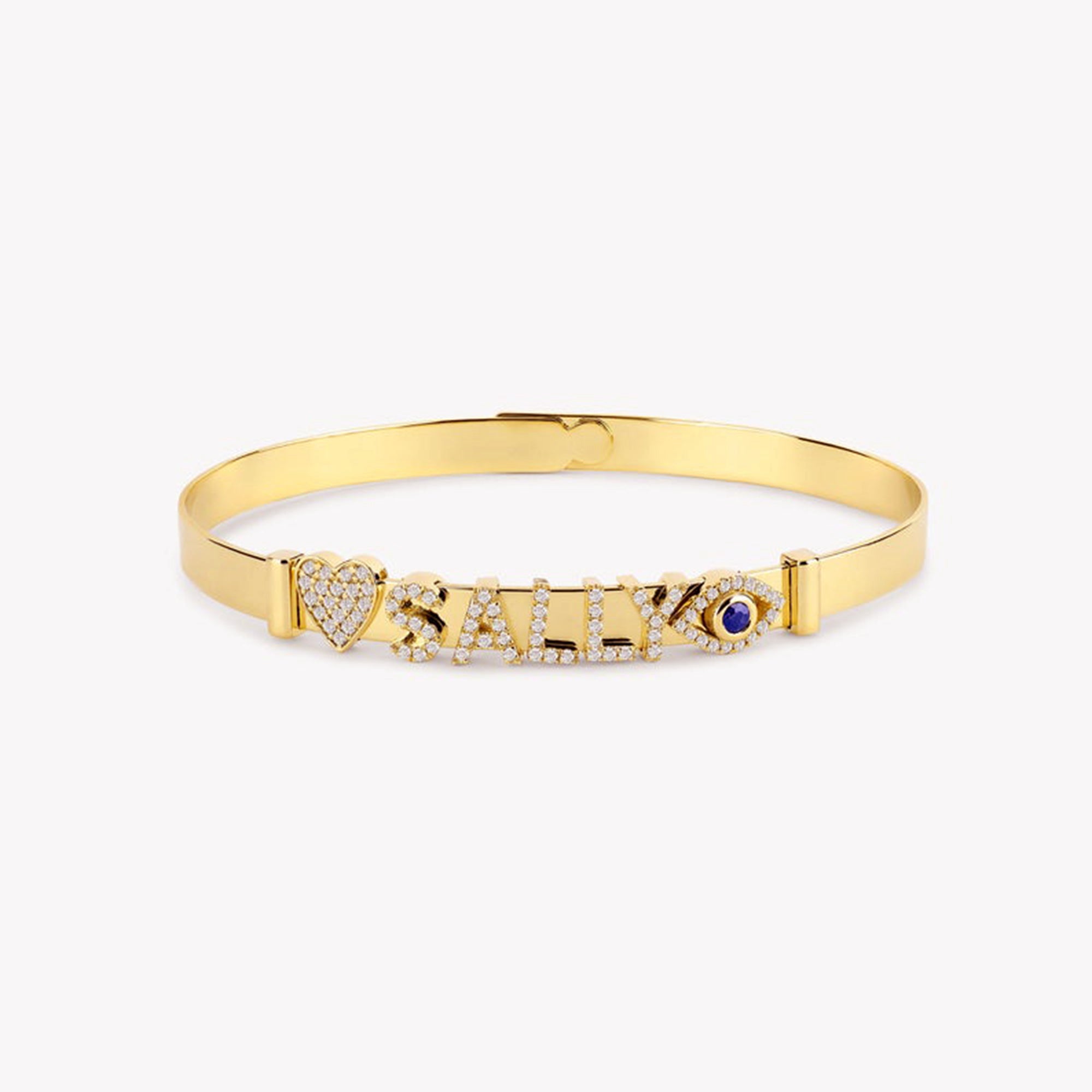 Sliding Accent Bangle Bracelet